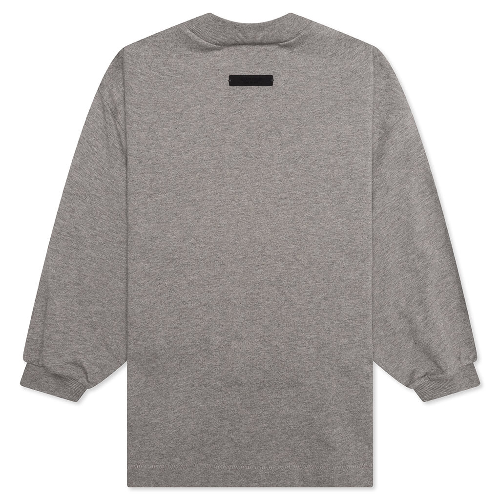 Kid's Jersey Long Sleeve Tee - Heather Gray - Image 2