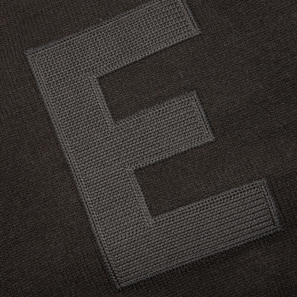 Kid's Knit Polo - Off Black - Image 3