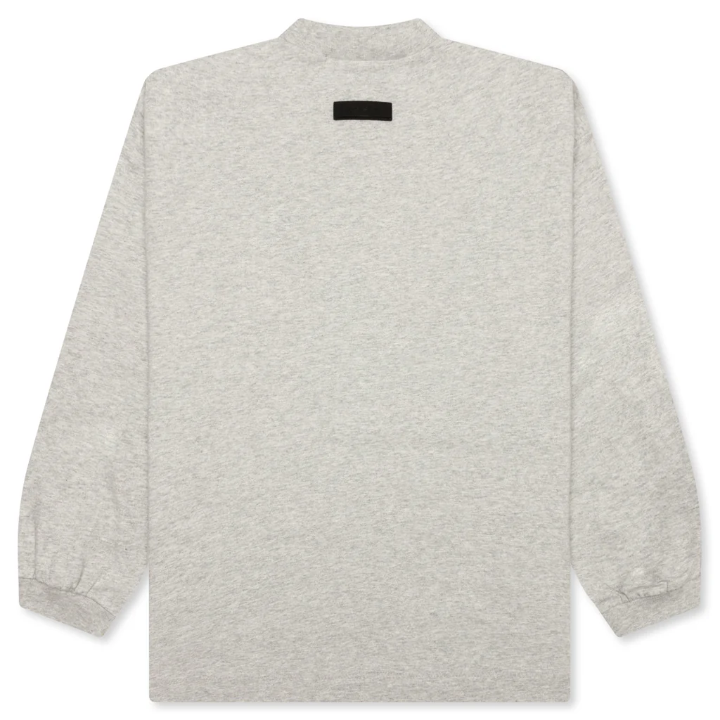 Kid's L/S Shirt - Light Heather Grey - Image 2