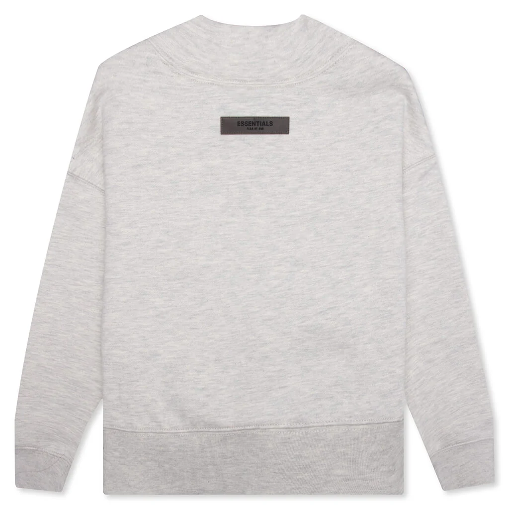 Kid's Core Mockneck - Light Oatmeal - Image 2