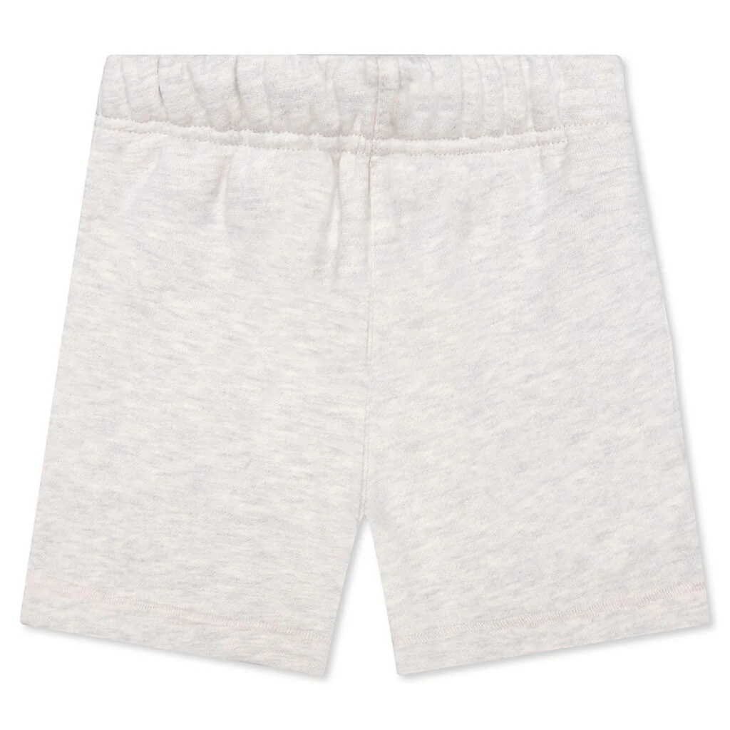 Essentials Kid's Core Sweatshort - Light Oatmeal - Image 2