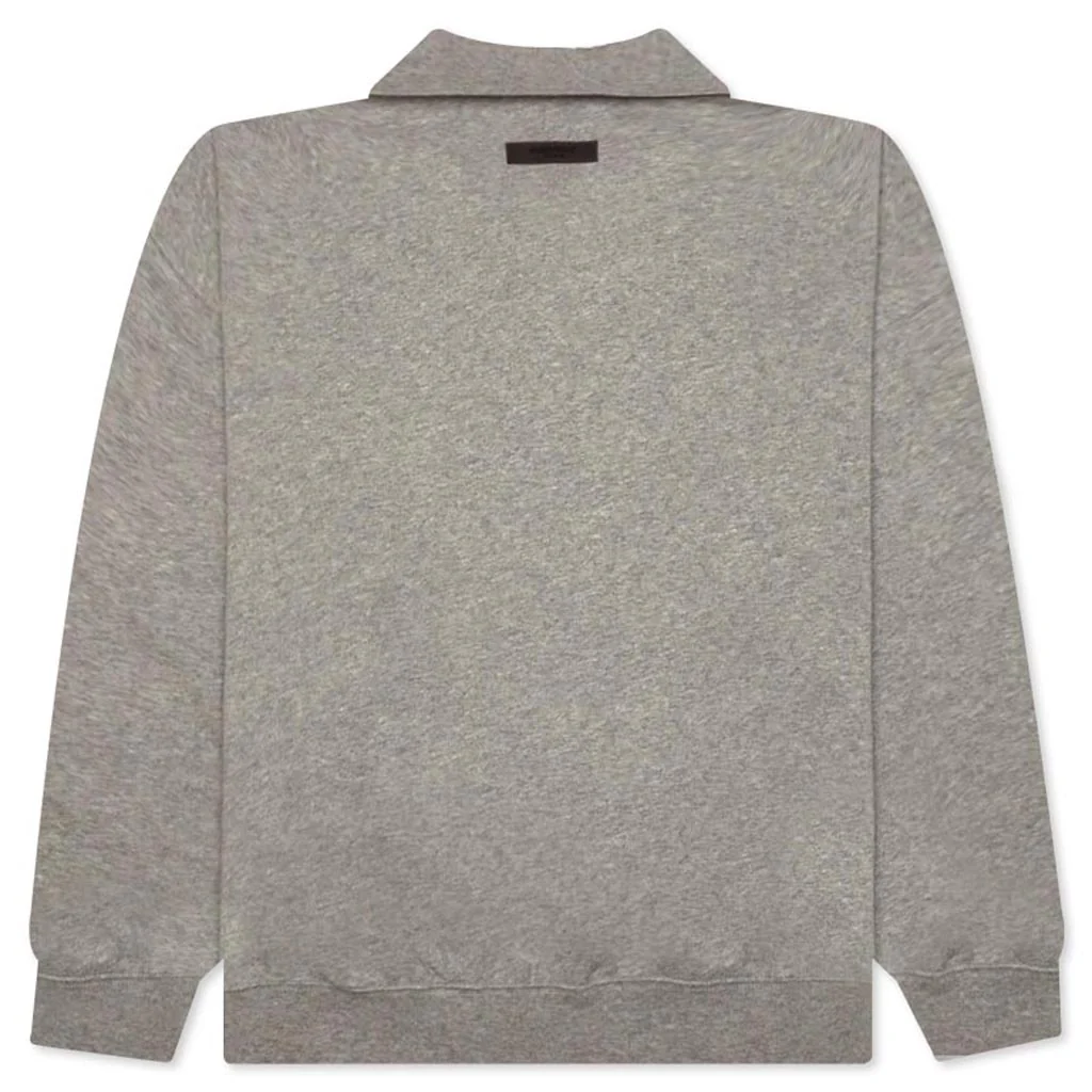 Core L/S Polo - Dark Oatmeal - Image 2