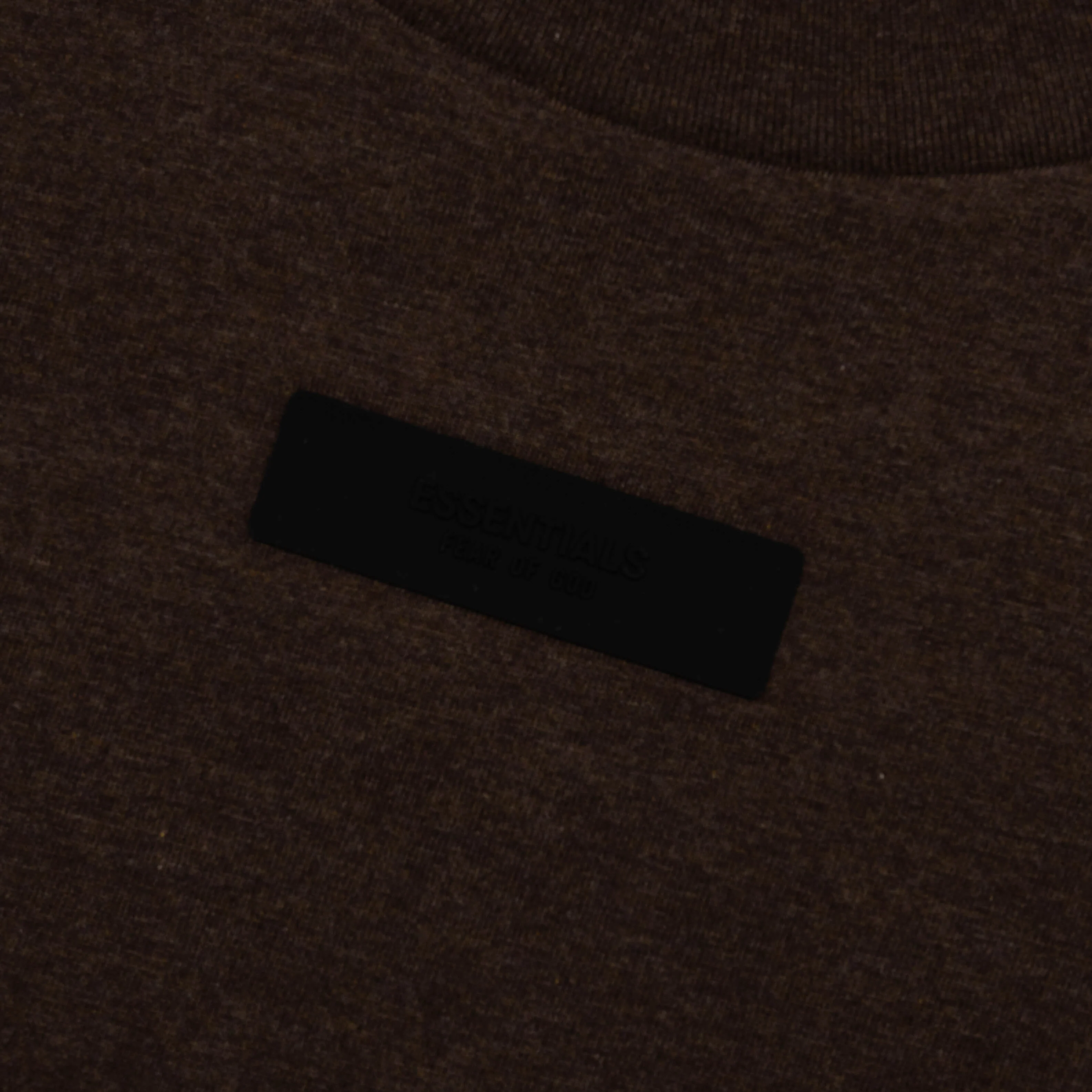 Essentials L/S Tee - Heather Wood - Image 3