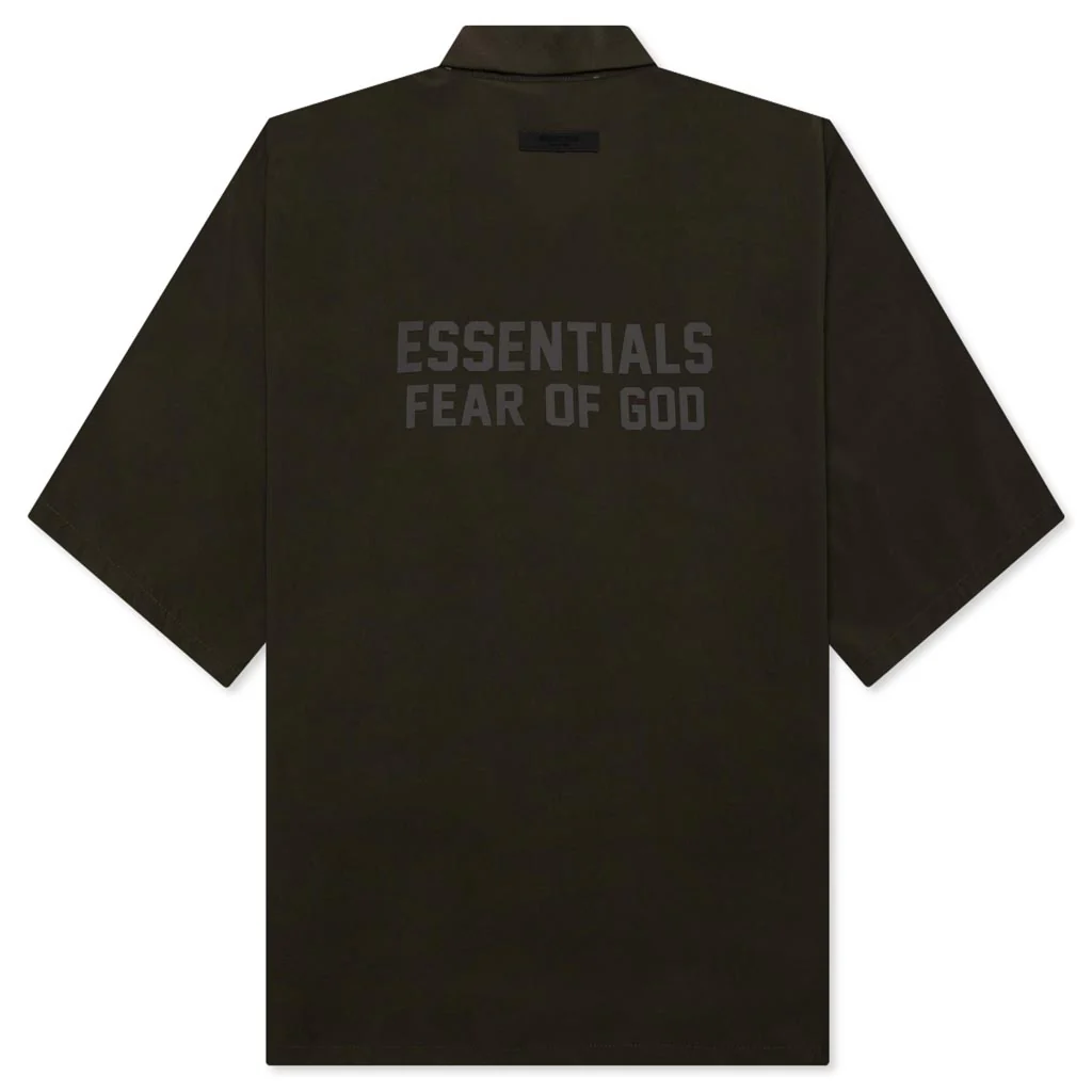 S/S Nylon Shirt - Black - Image 2