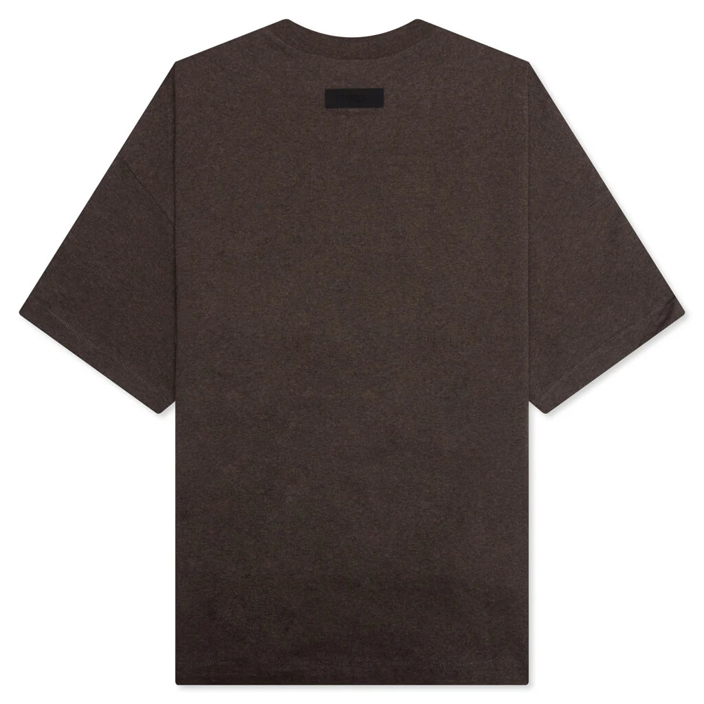 Essentials Heavy S/S Tee - Heather Wood - Image 2