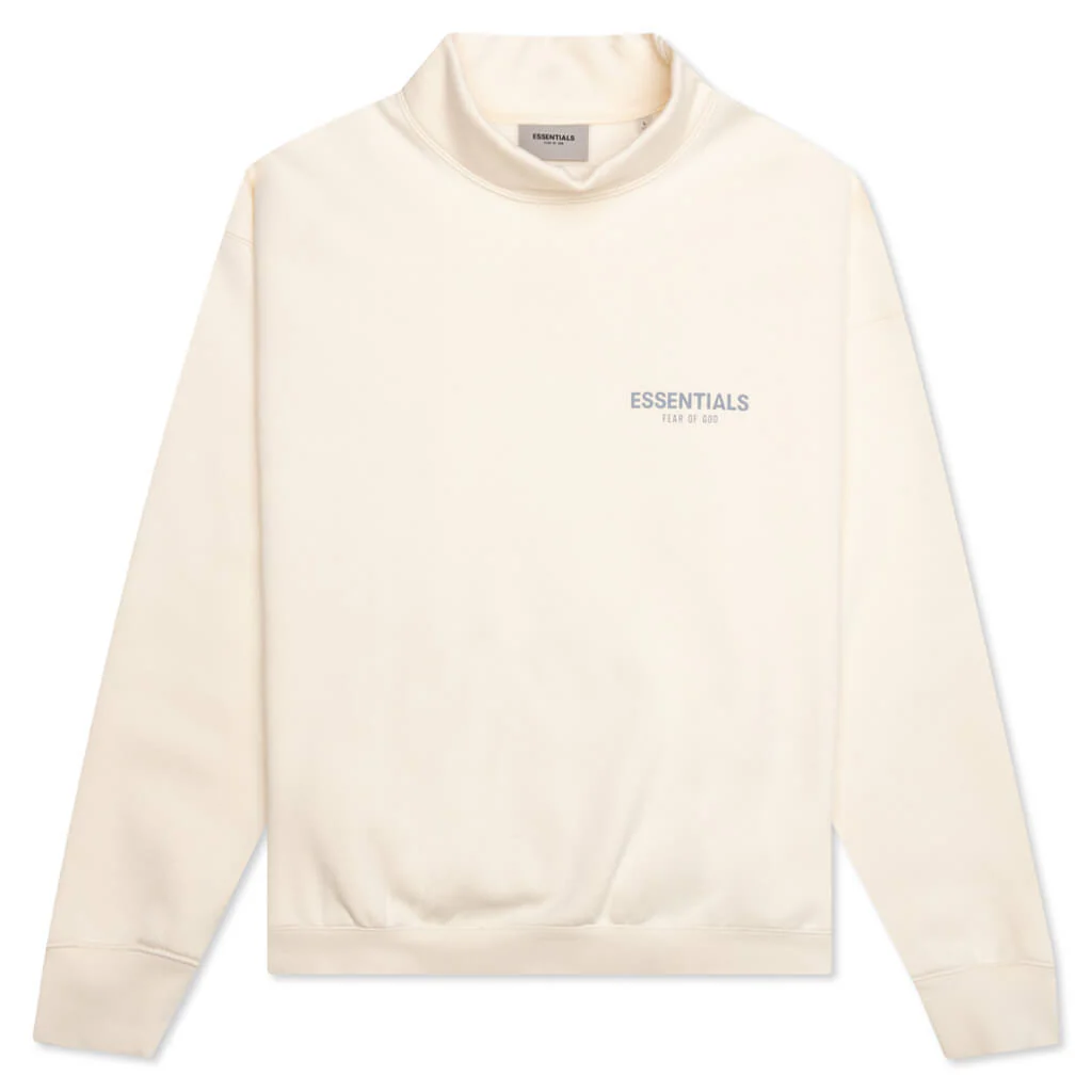 Essentials Pullover Mockneck - Cream