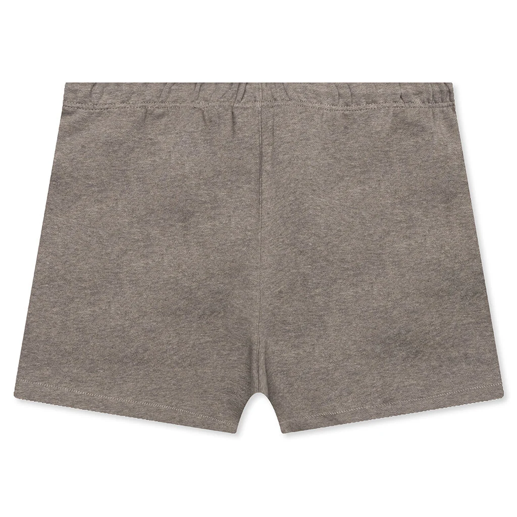 Essentials Sweatshort - Heather Grey - Image 2