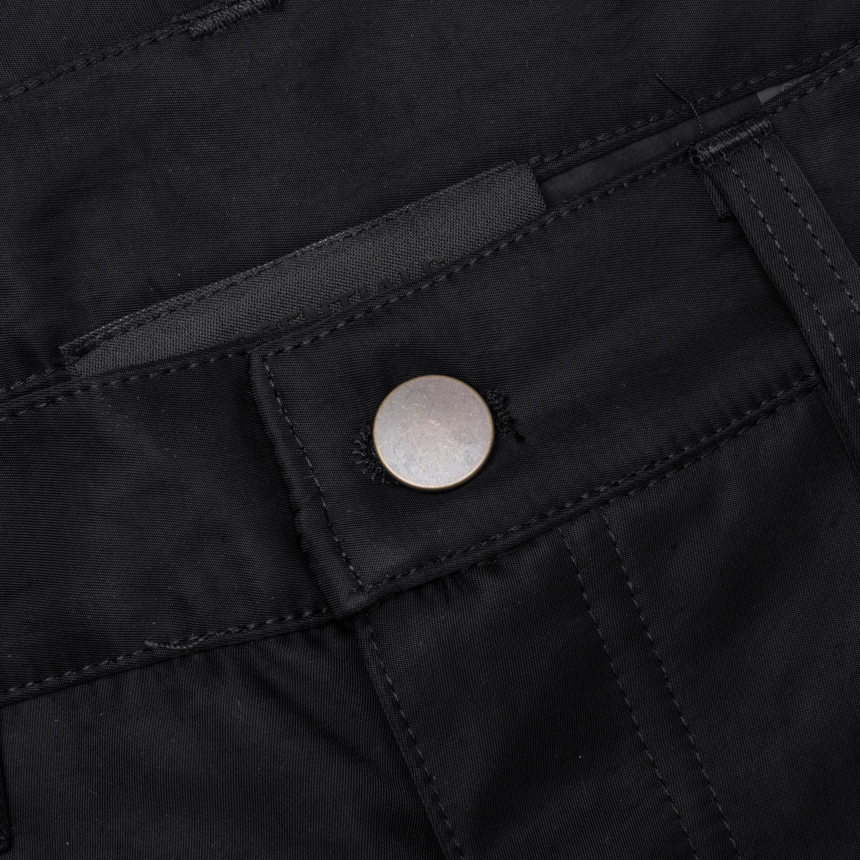 Textured Nylon 5-Pocket Pant - Black - Image 3