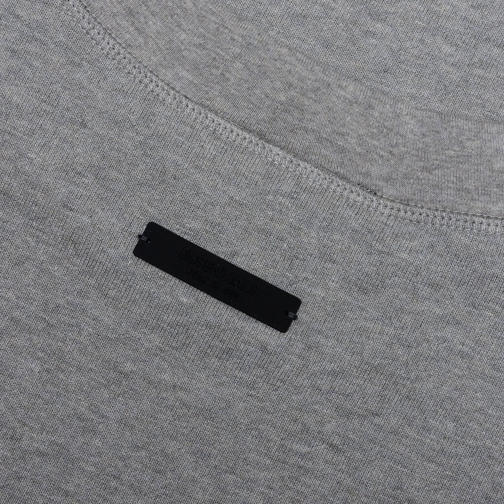 Fear of God Essentials x NBA Lakers 90's Tee - Concrete Heather - Image 4