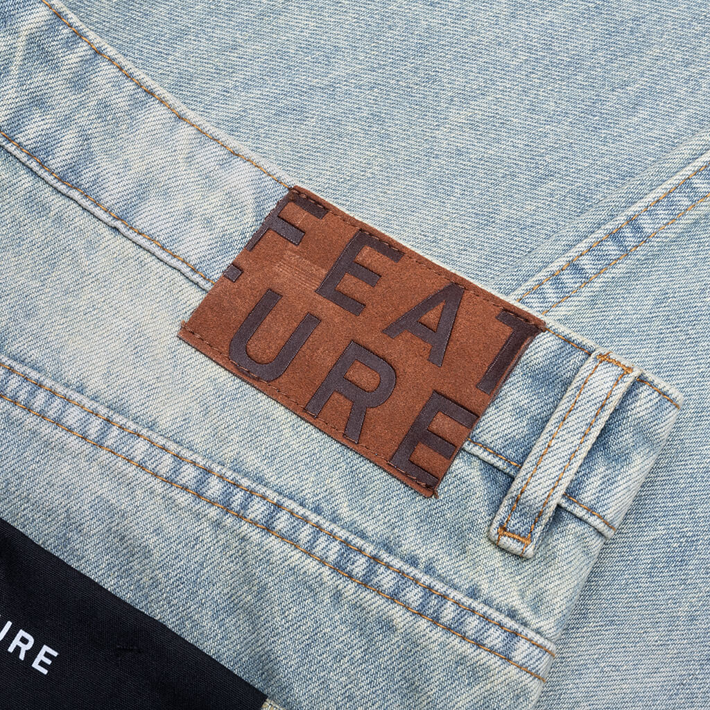 Jacob Tapered Denim - Vintage Light Blue - Image 5