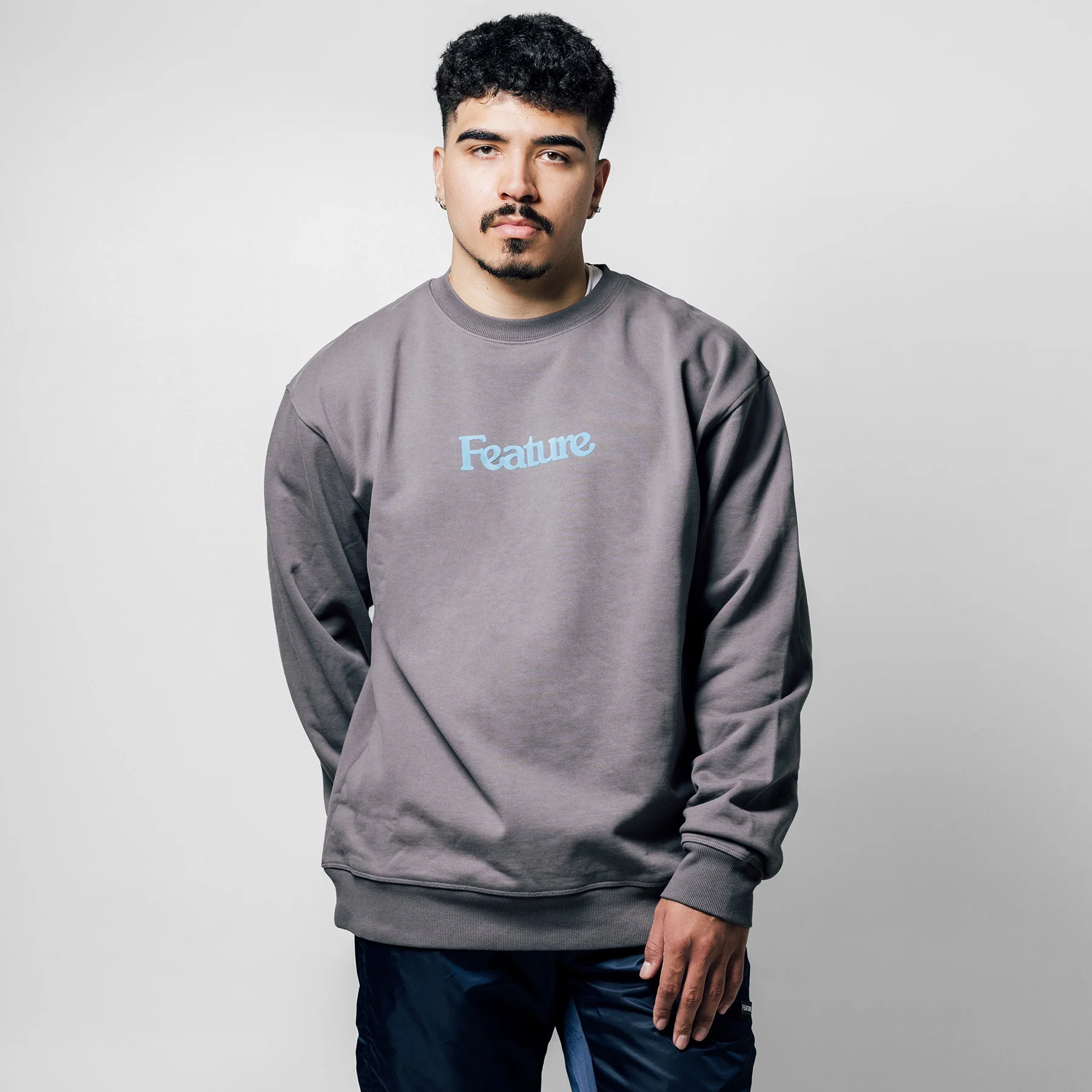 Academy Crewneck - Black/White - Image 8