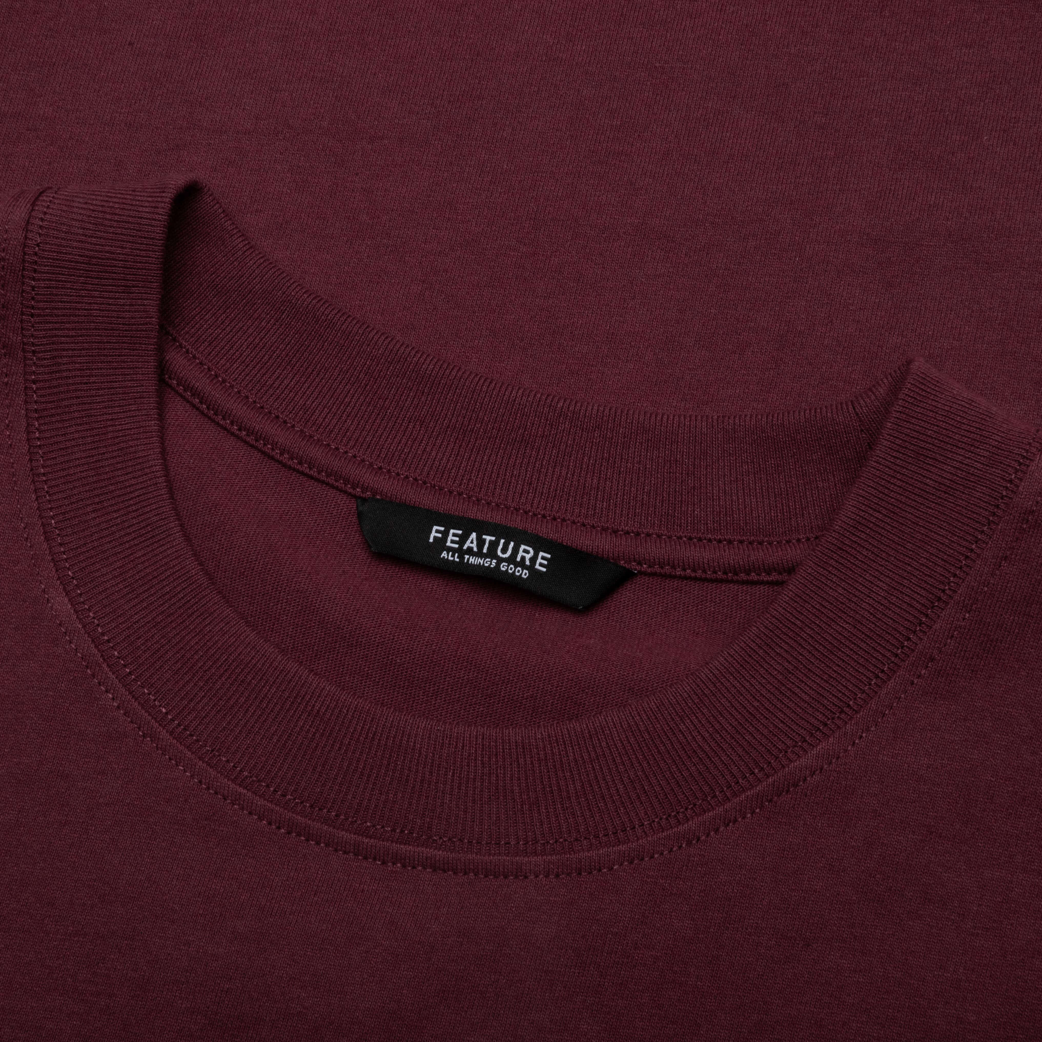Academy Tee - Oxblood Red - Image 3