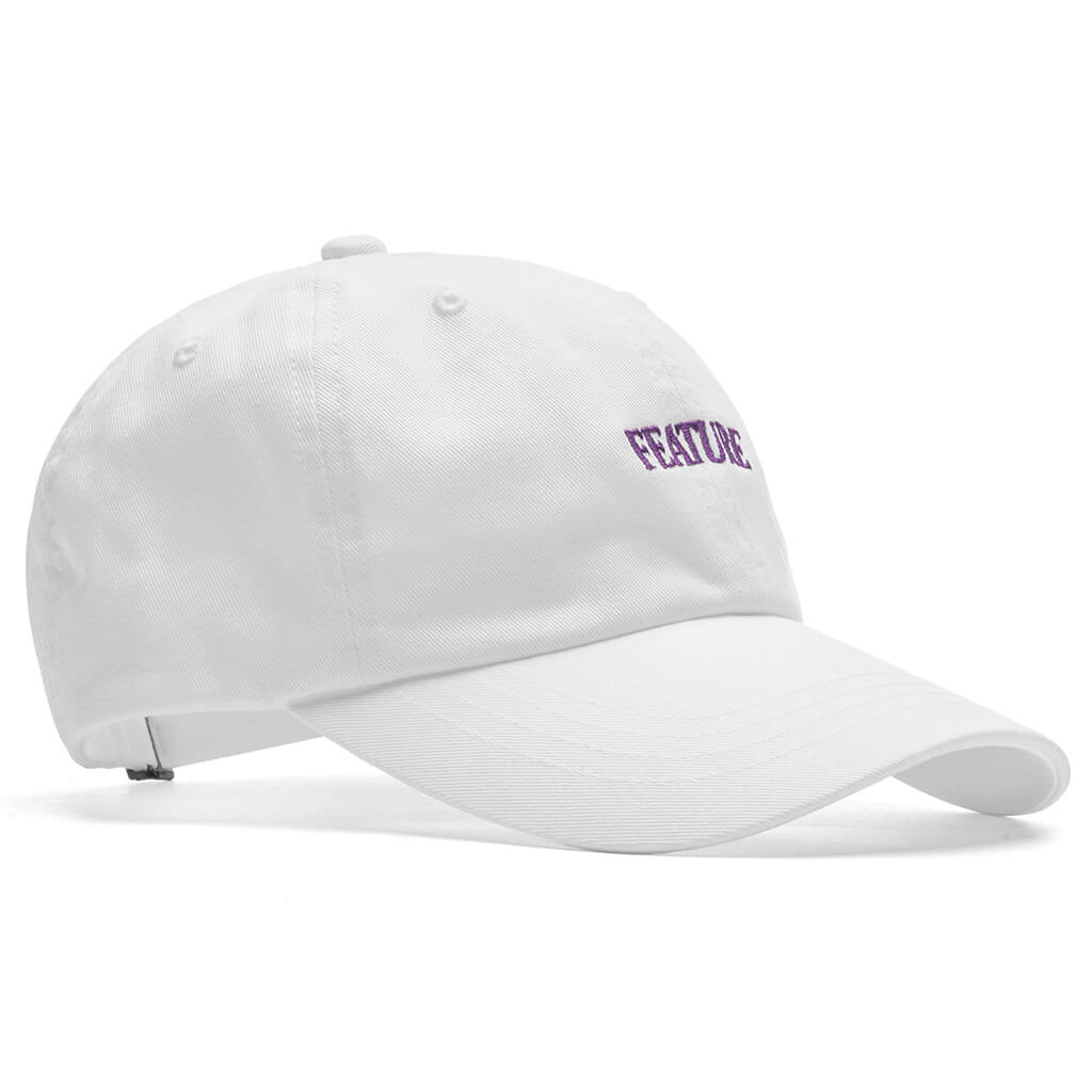 Arch Dad Hat - White/Prism Violet - Image 3