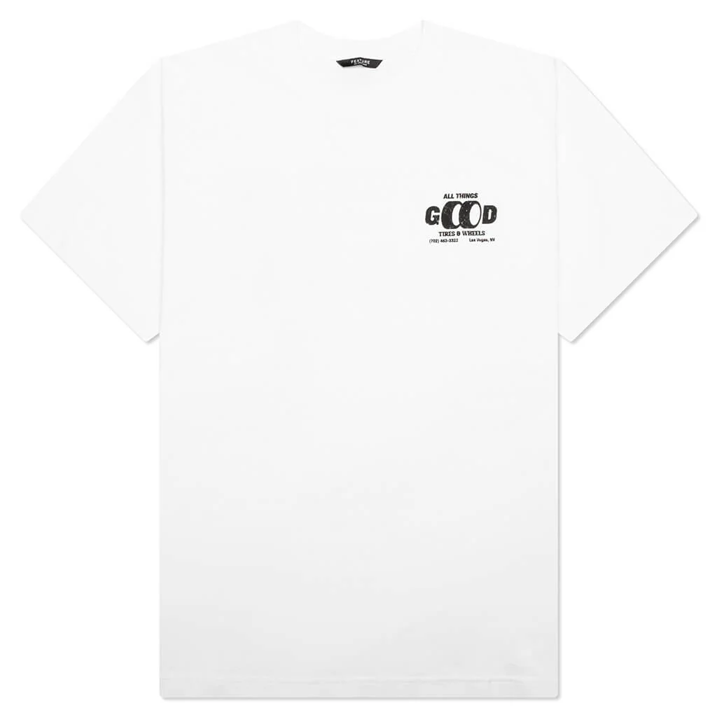 ATG Tires Tee - White