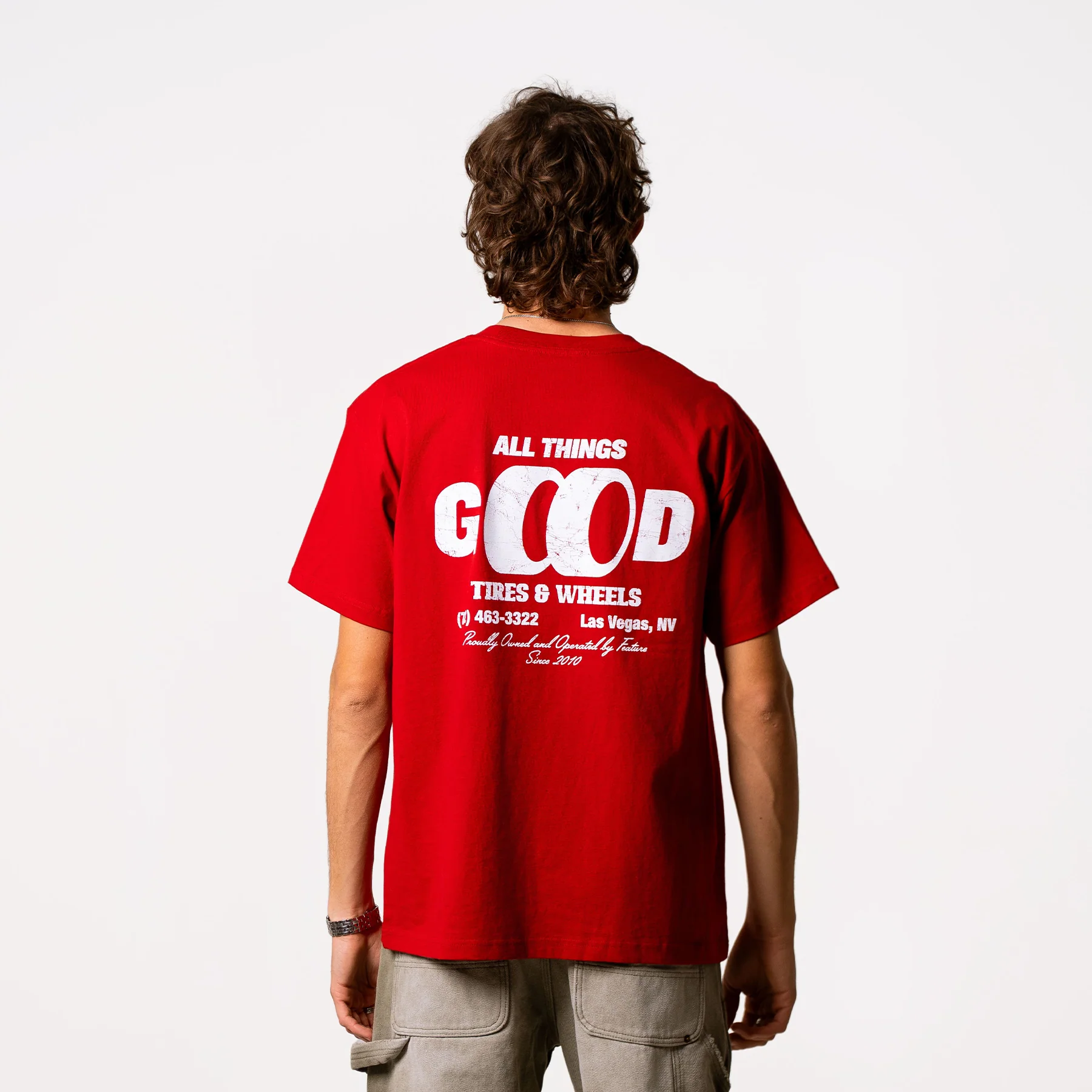 ATG Tires Tee - Red - Image 5