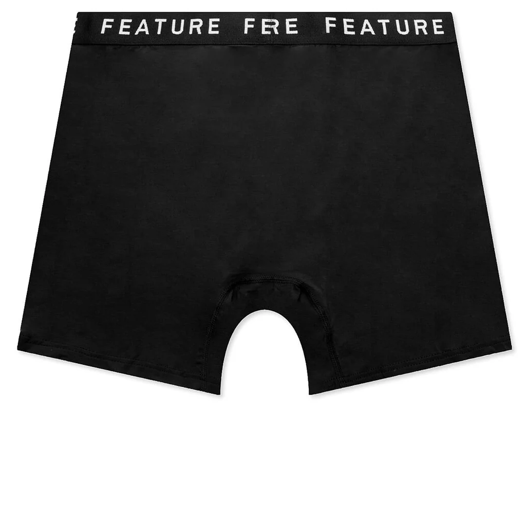 Johnson Boxer Brief Single Pack - Black - Image 2