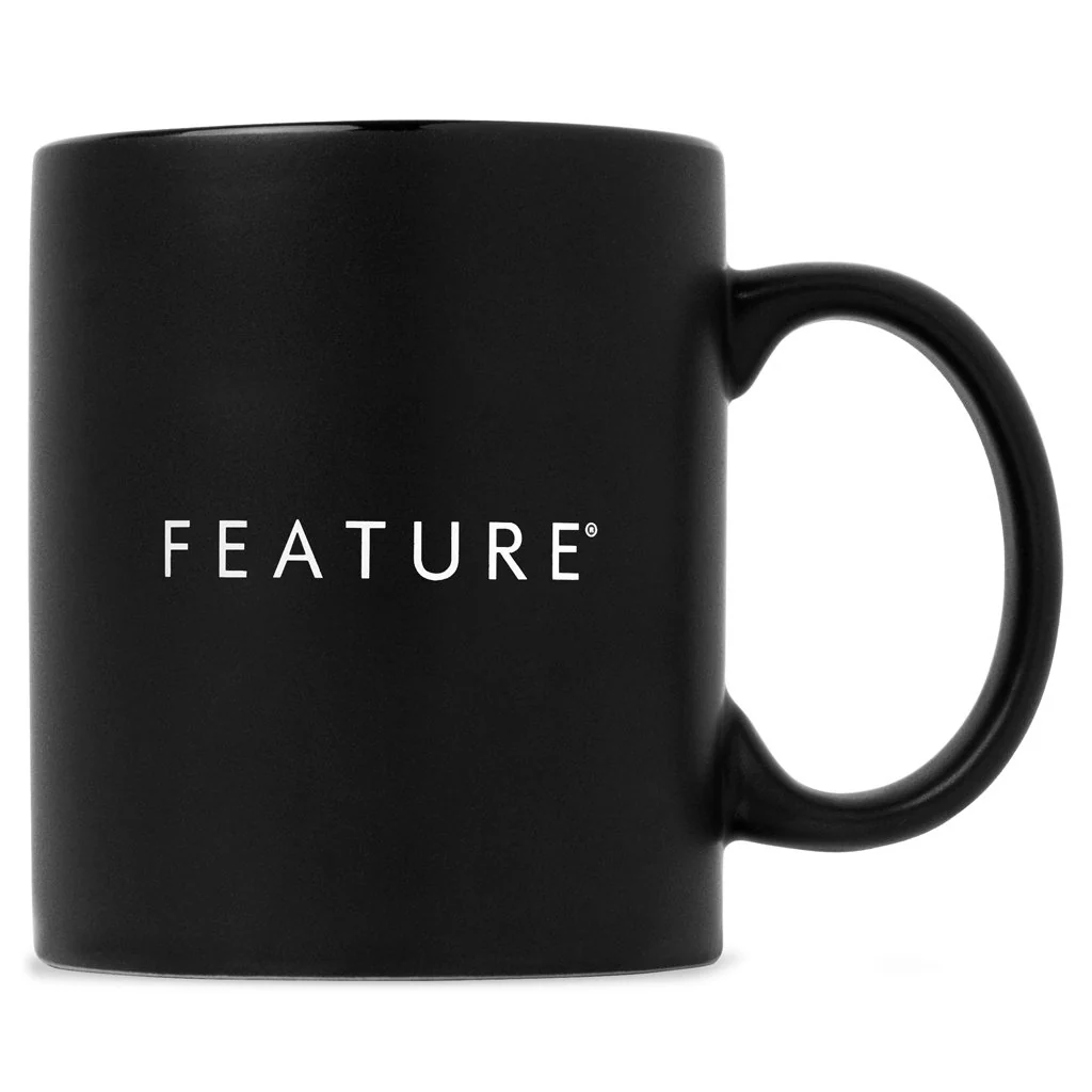 C Handle Mug - Matte Black - Image 2