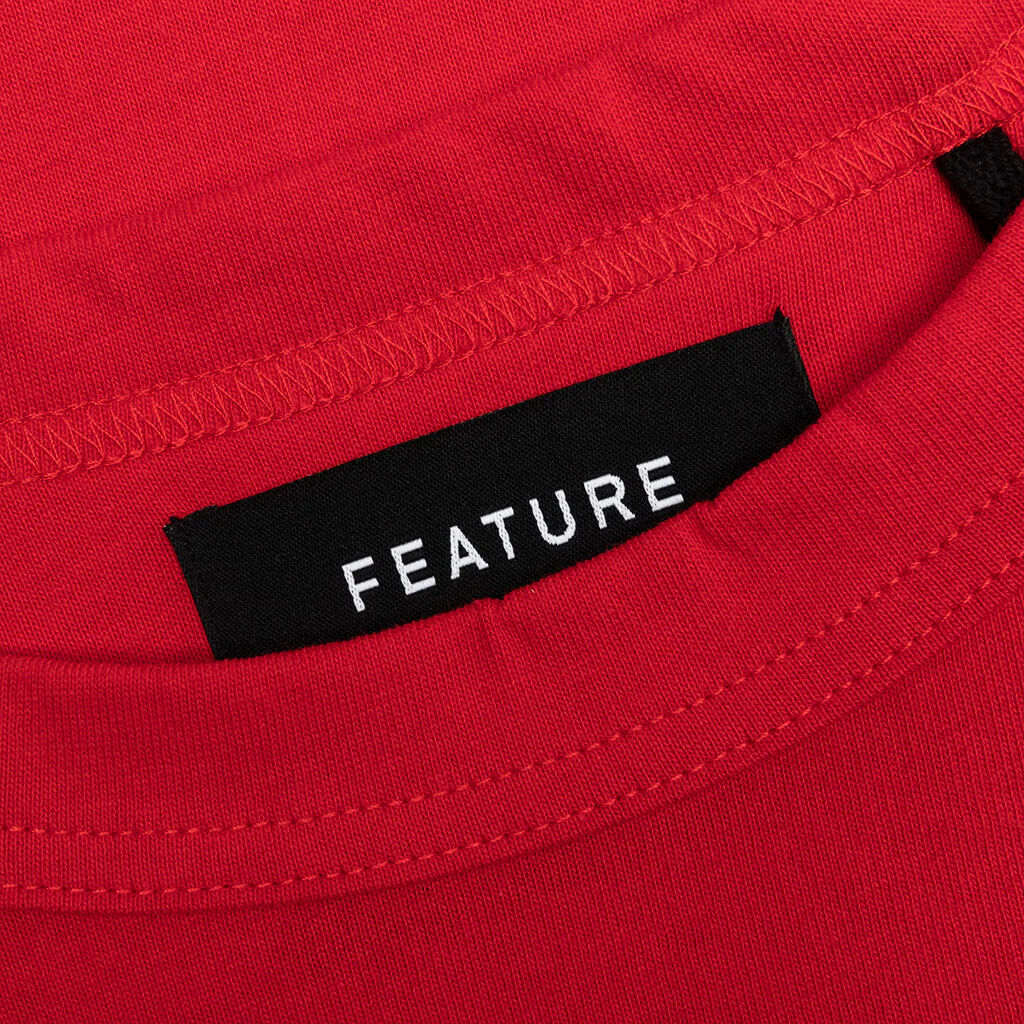 Jersey Braque Pocket Tee - Red - Image 3
