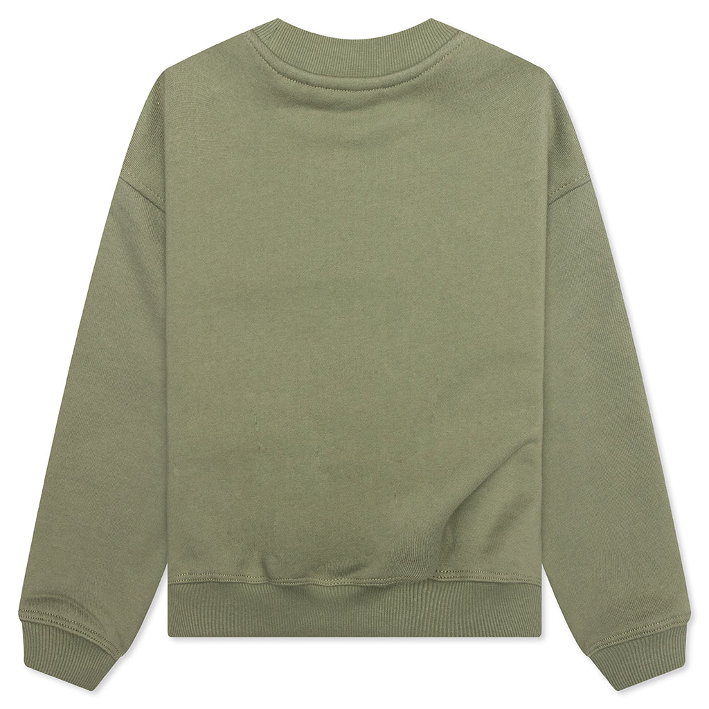 Kids Academy Crewneck - Oil Green - Image 2