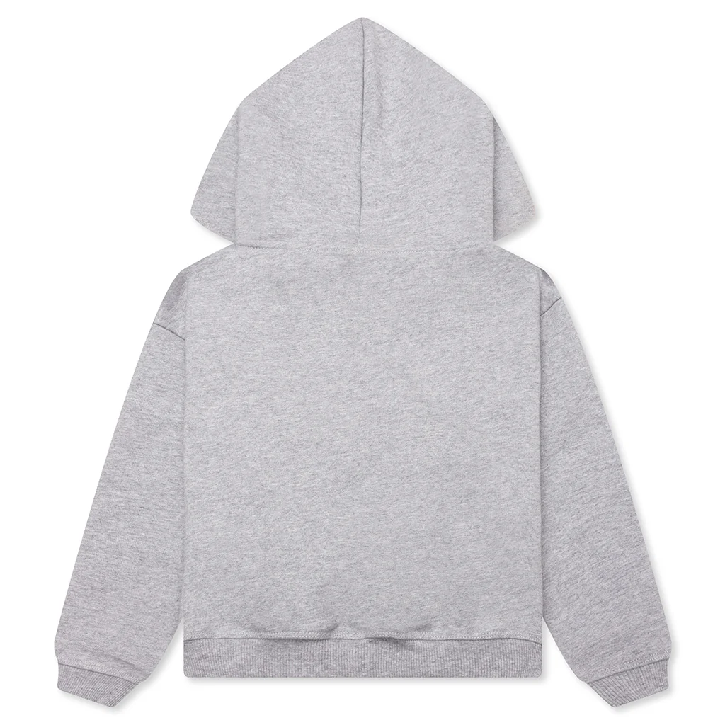 Kids Academy Hoodie - Heather Grey - Image 2