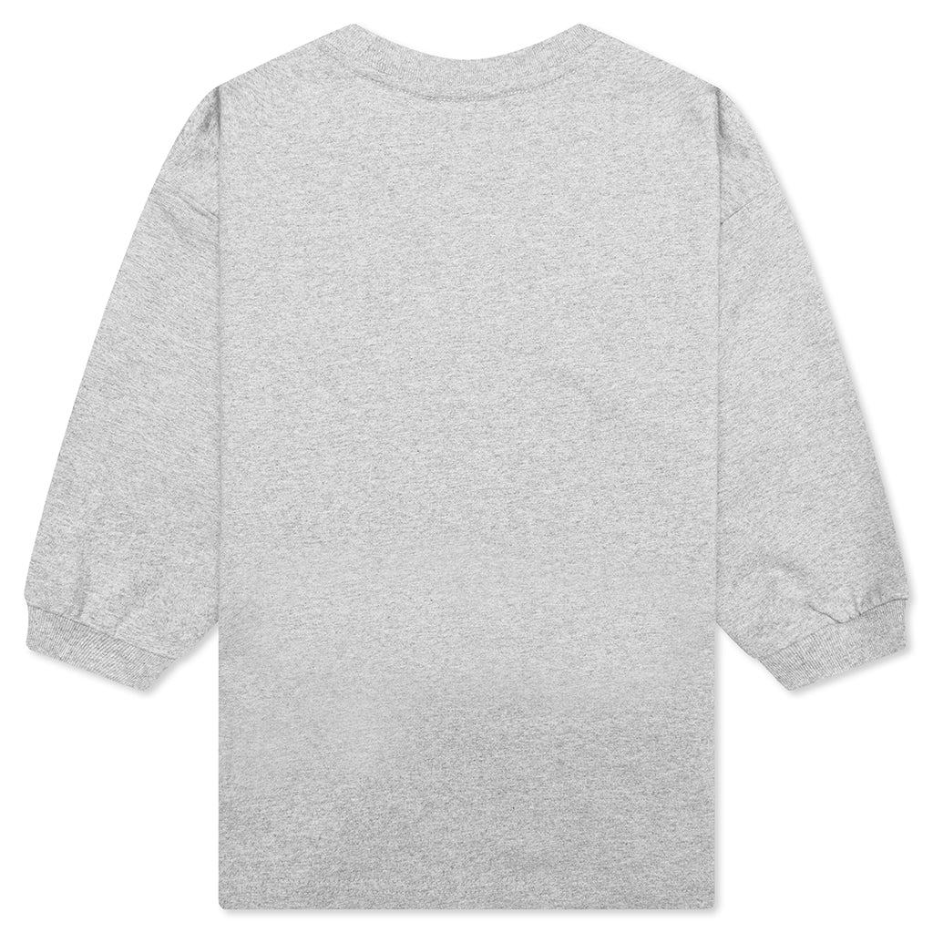 Kids Academy L/S T-Shirt - Heather Grey - Image 2