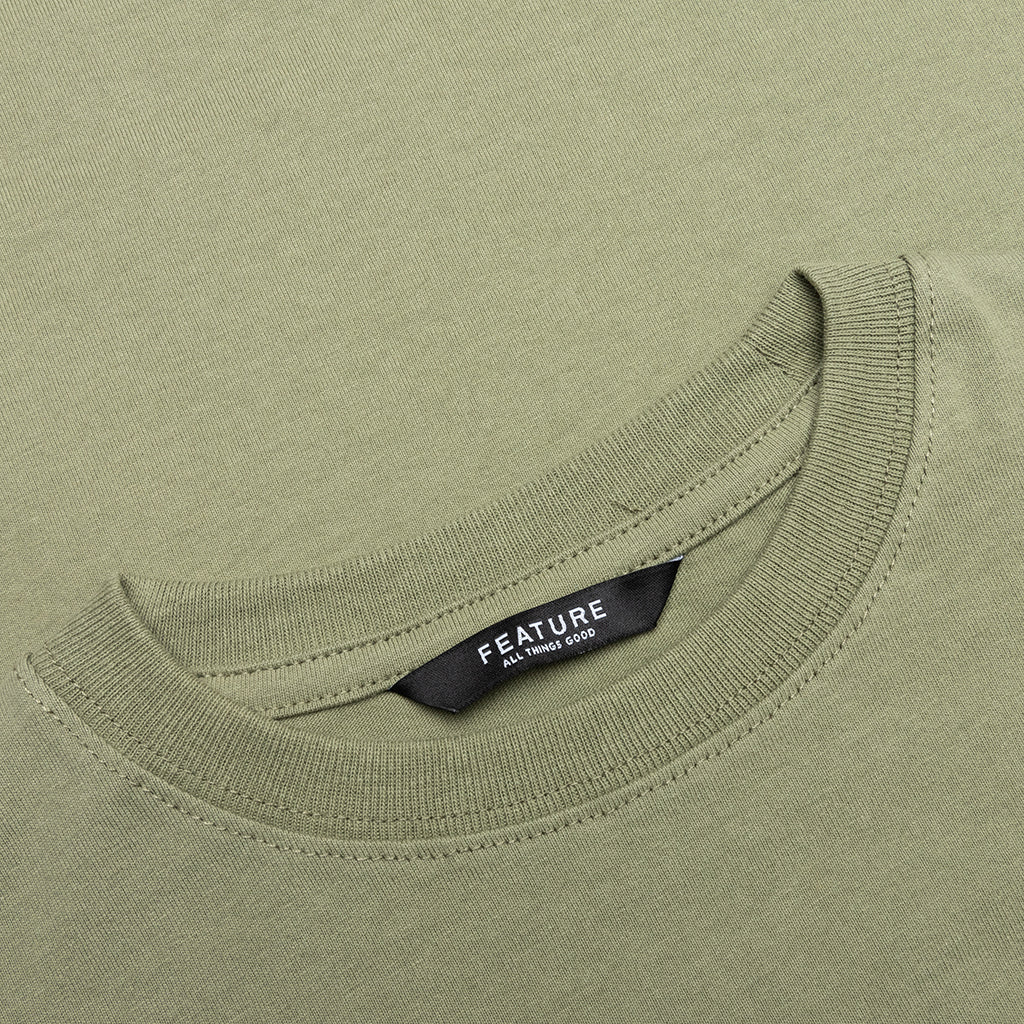 Kids Academy T-Shirt - Oil Green - Image 3