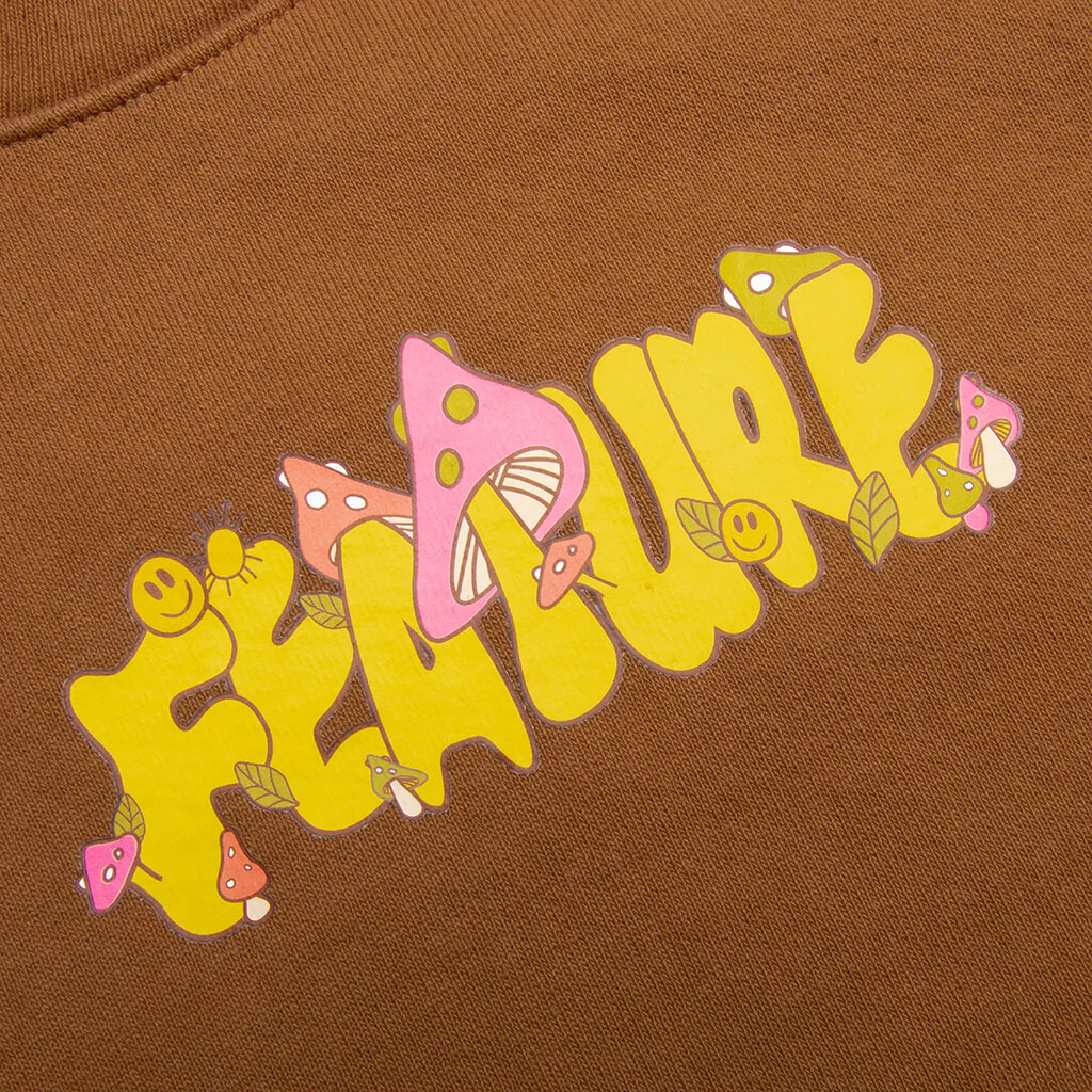 Kids Mushroom Crewneck - Ginger - Image 4
