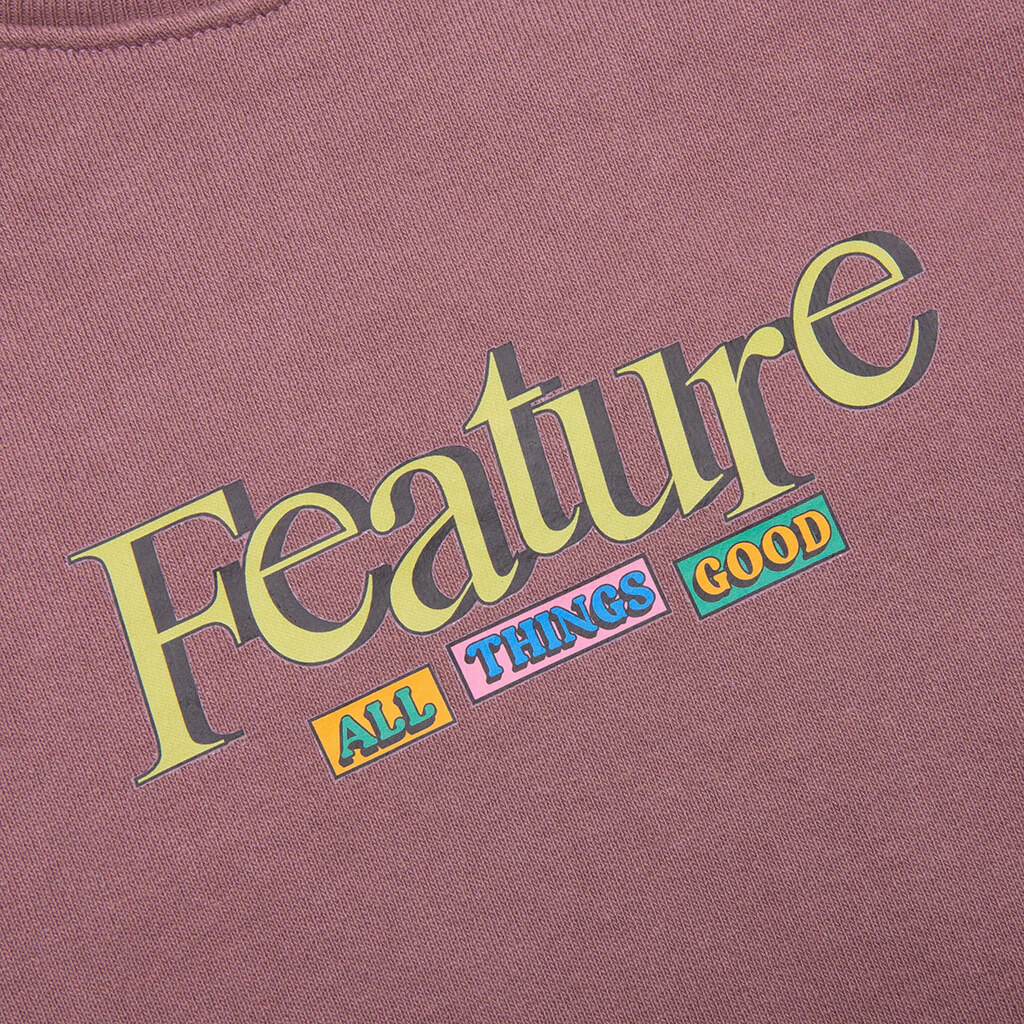 Kids Sitcom Crewneck - Mauve - Image 4