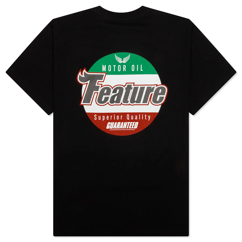 Motor Oil Tee - Black - Image 2