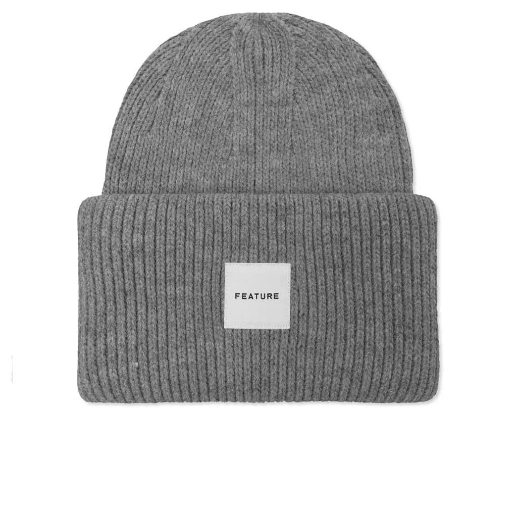 Oversized Beanie - Grey