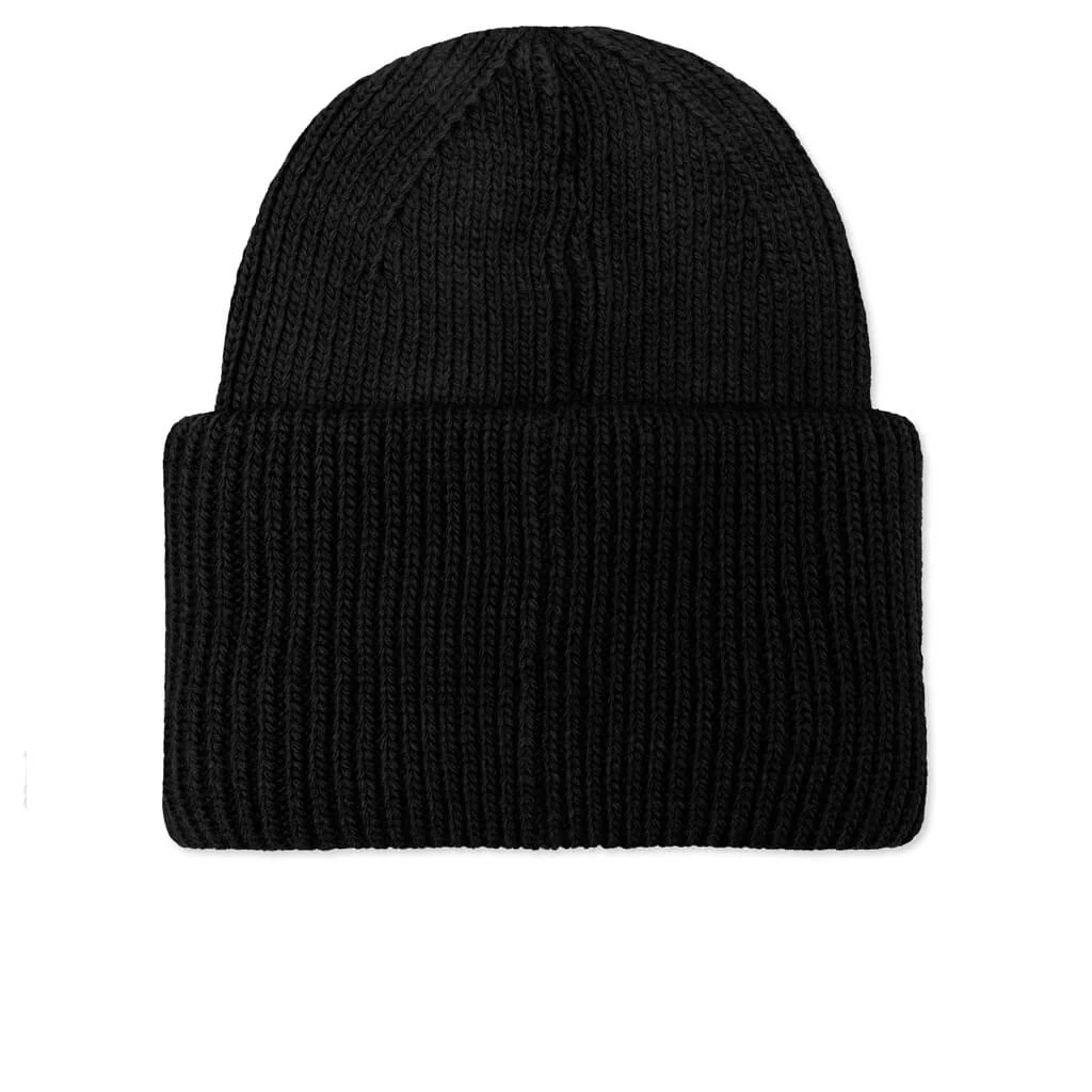 Oversized Beanie - Black - Image 3