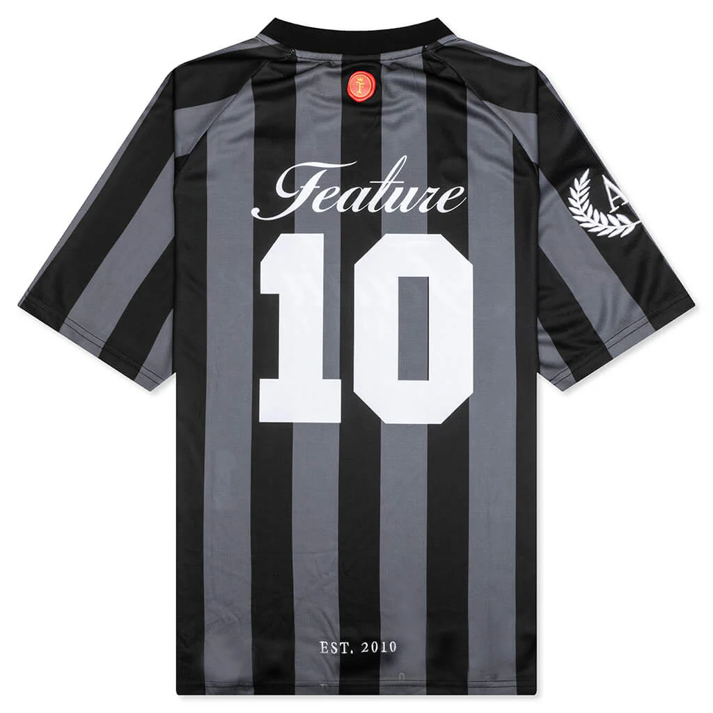 Pele Futbol Jersey - Black - Image 2