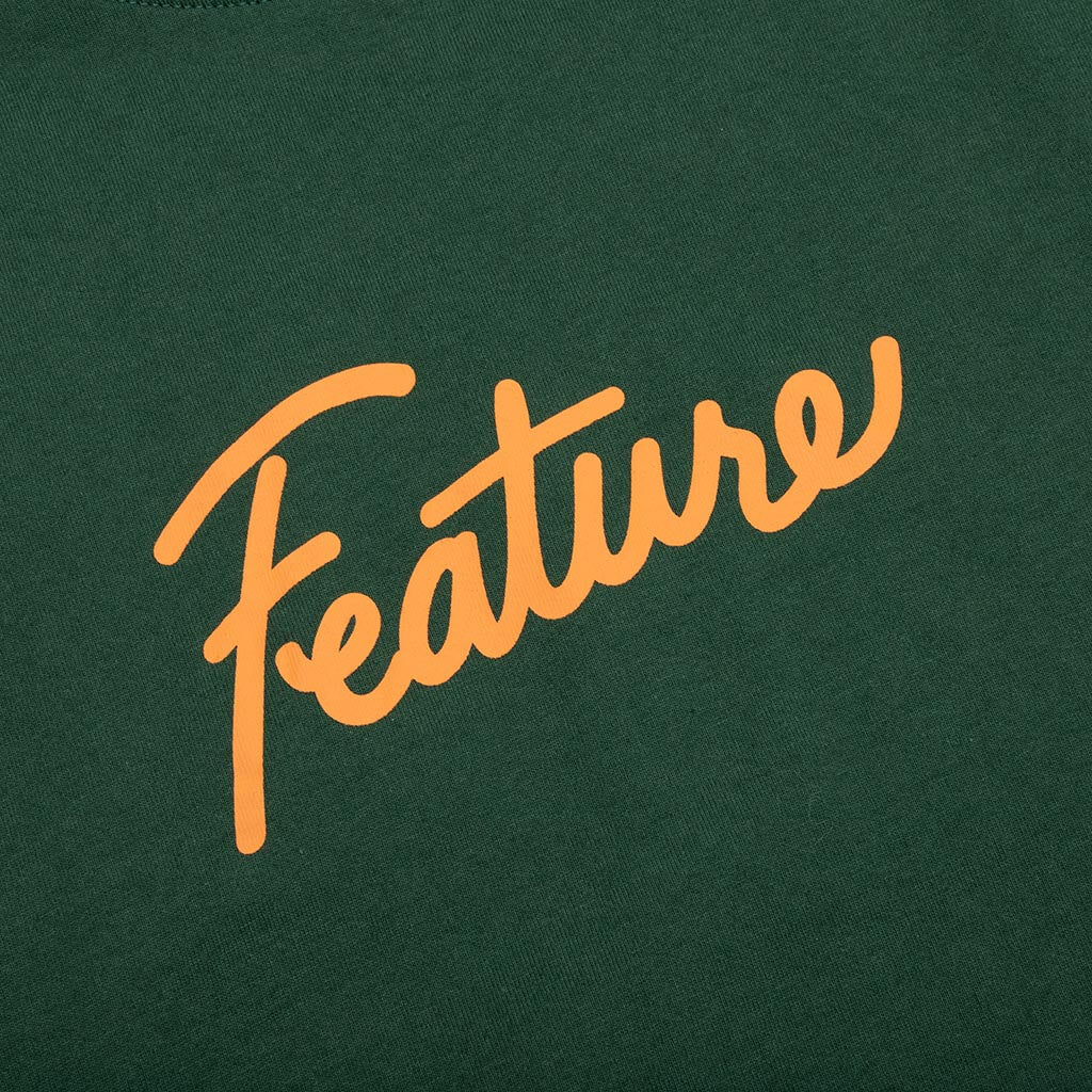 Script Tee - Dark Green - Image 4