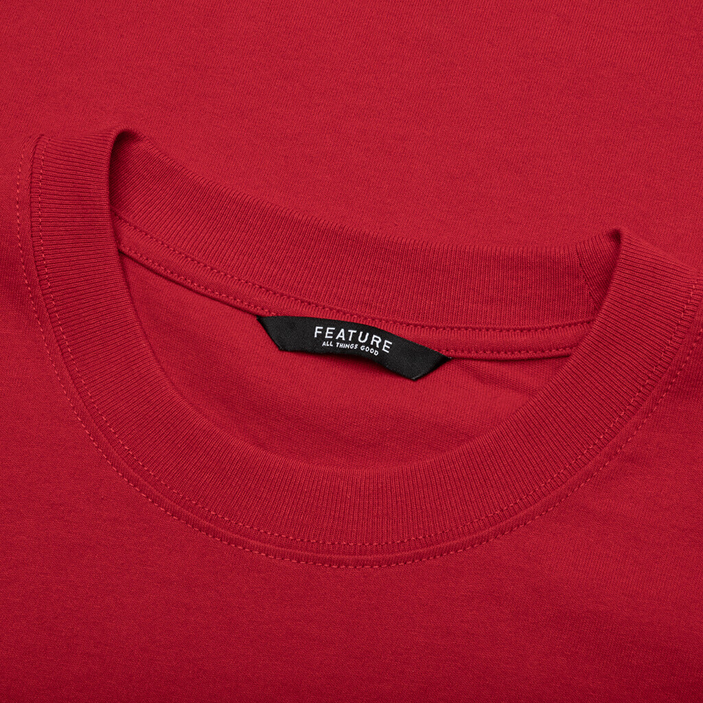 Script Tee - Savvy Red - Image 3
