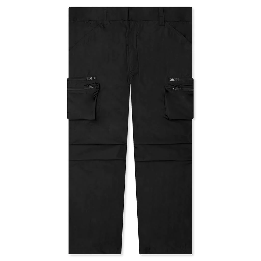 Simon Parachute Utility Pant - Black