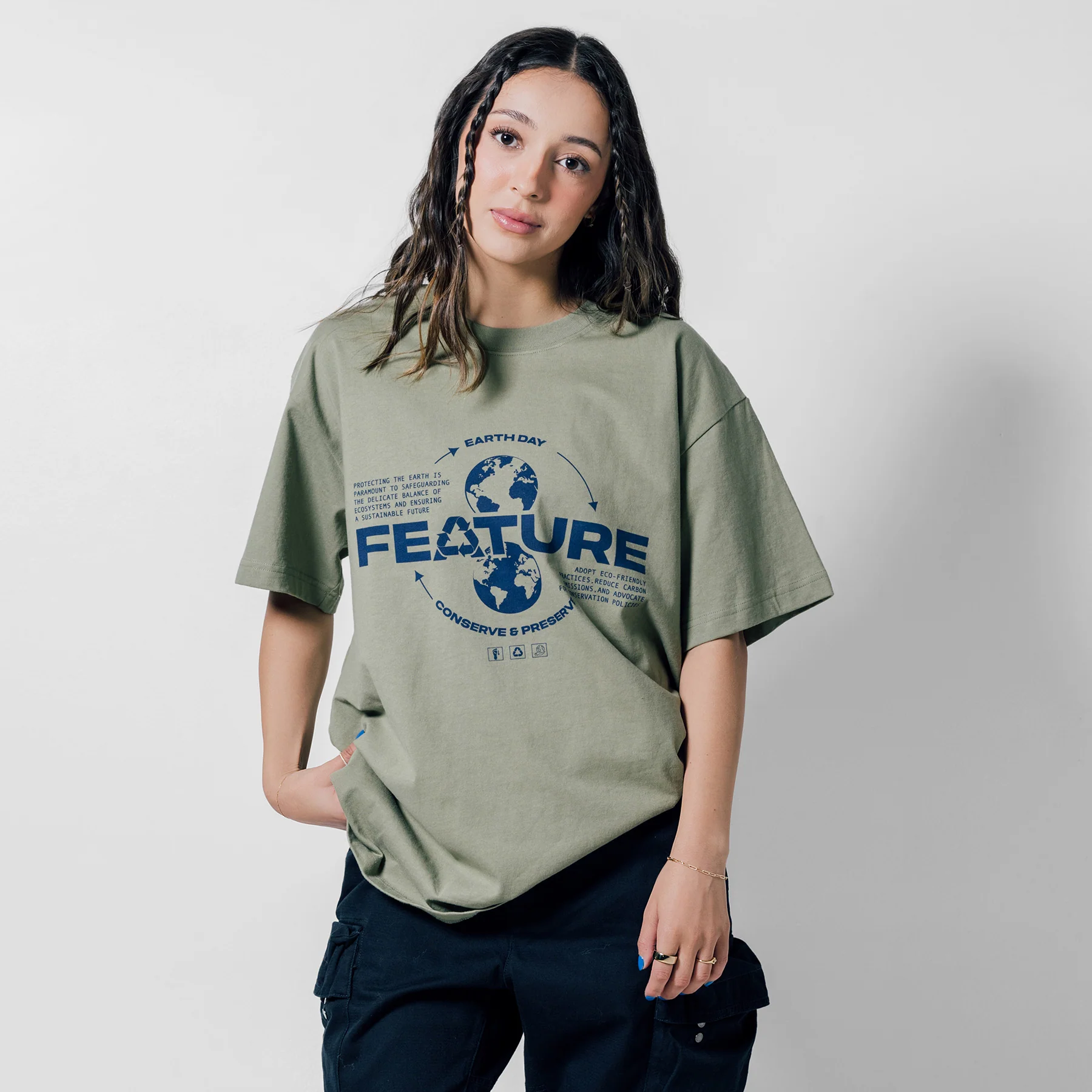 Sustained Earth Tee - Oatmeal - Image 7