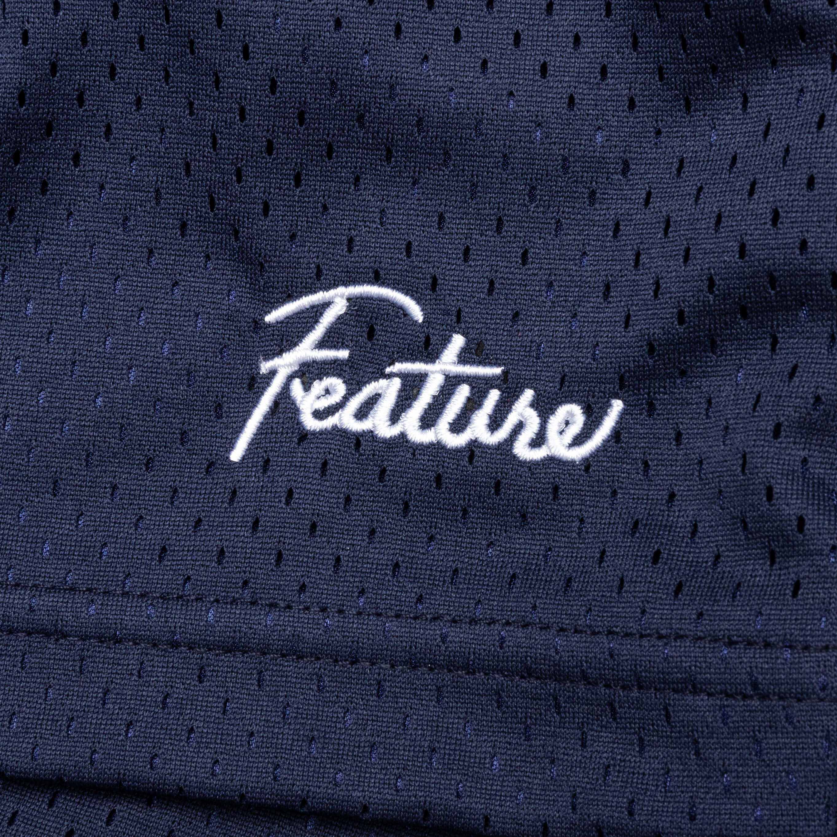 West Mesh Shorts - Navy - Image 3