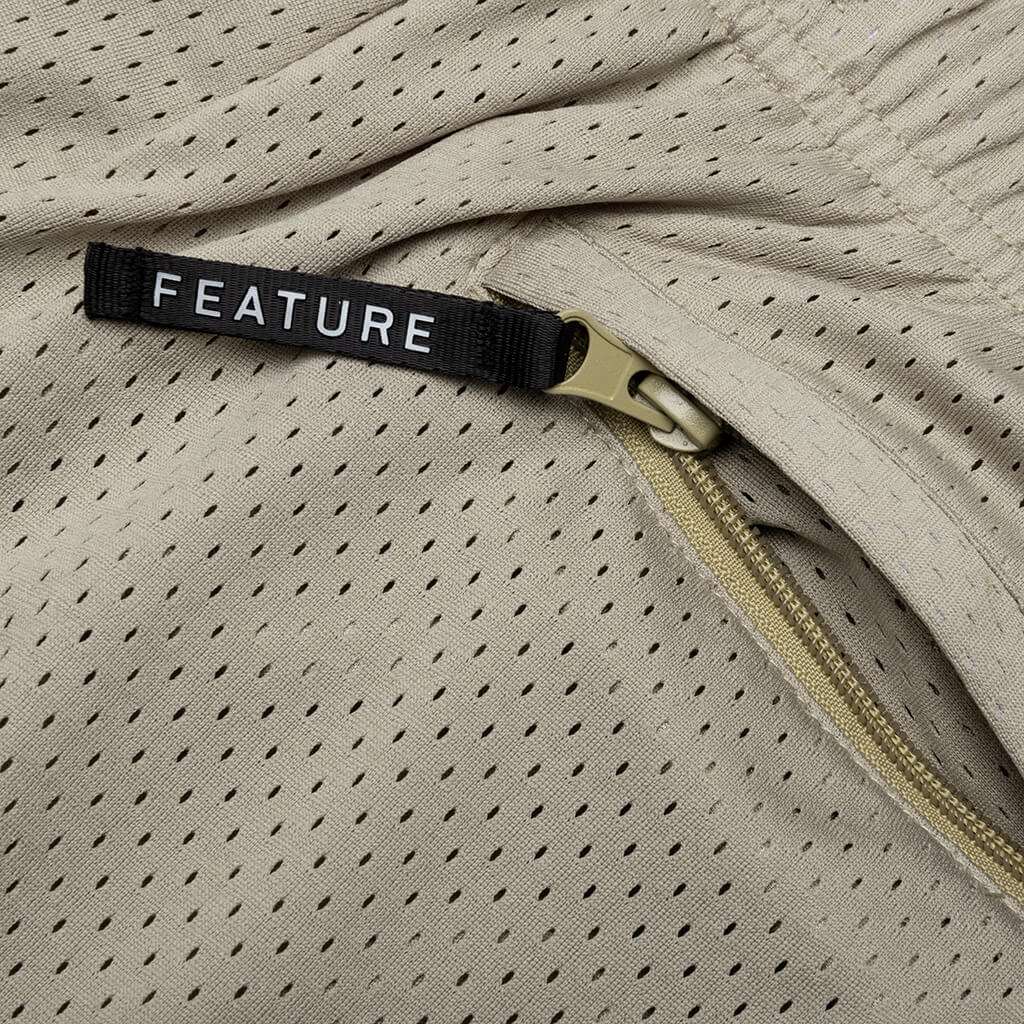 West Mesh Shorts - Tan - Image 5