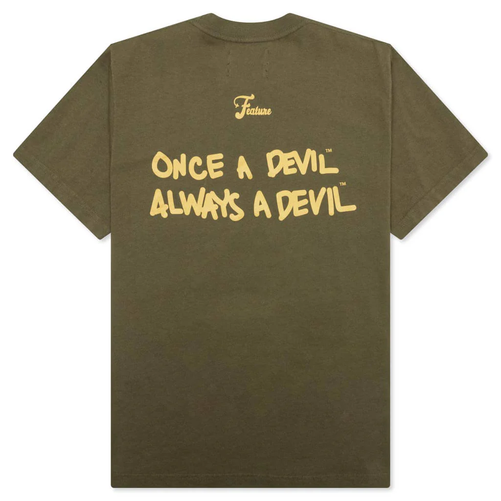 Feature x ASU Always Devil Tee - Capers - Image 2