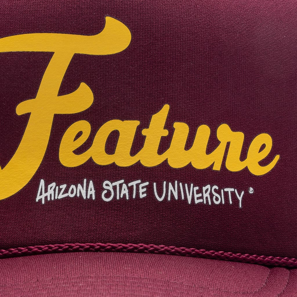 Feature x ASU University Trucker - Maroon - Image 2