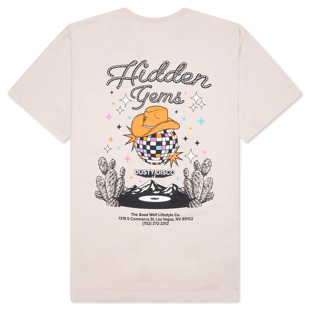FEATURE x Good Wolf x Let's Be Friends Tee - Cream - Image 2