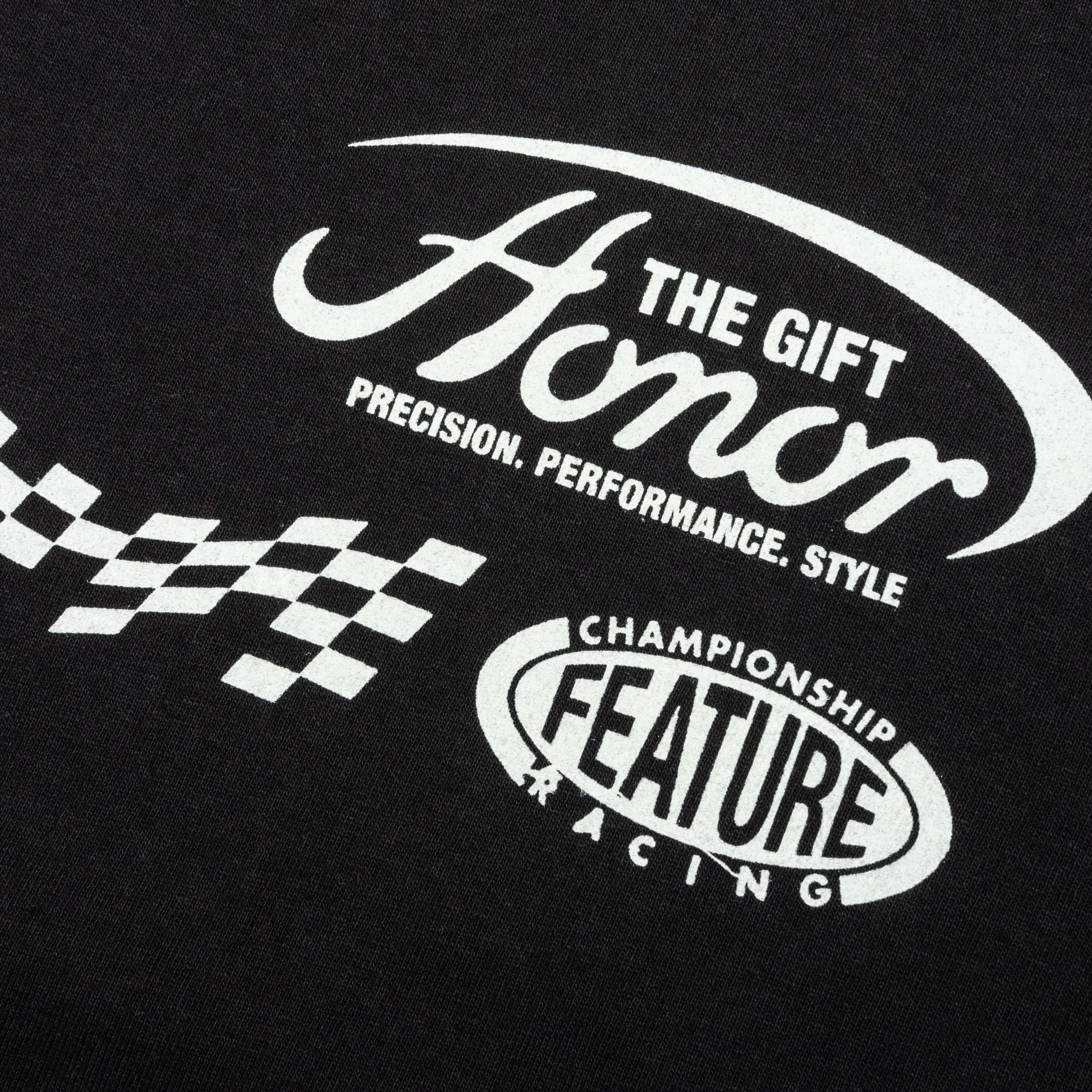 Feature x Honor The Gift Fastest Rides L/S Tee - Faded Black - Image 4