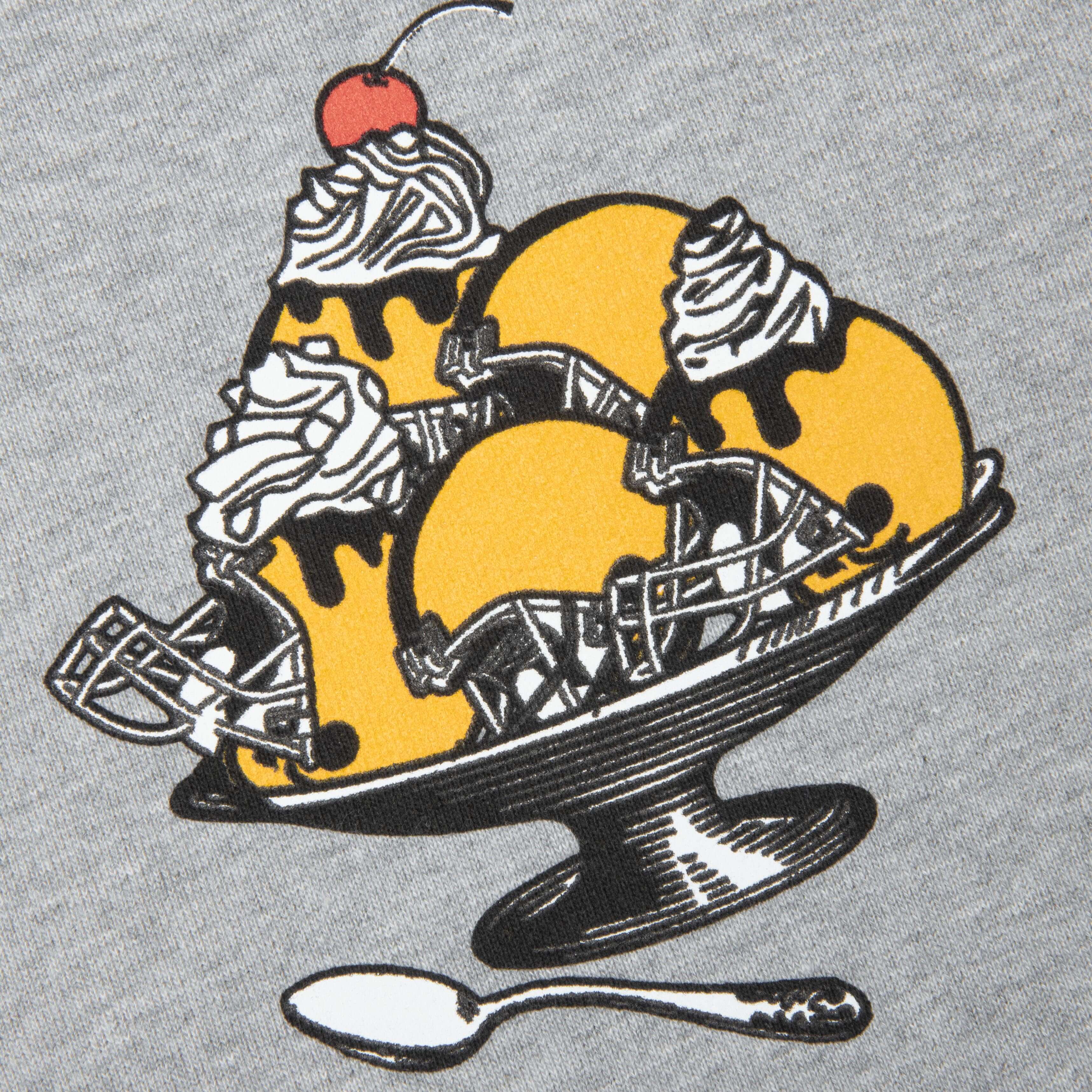 Feature x Icecream Super Bowl Hoodie - Heather Grey - Image 3