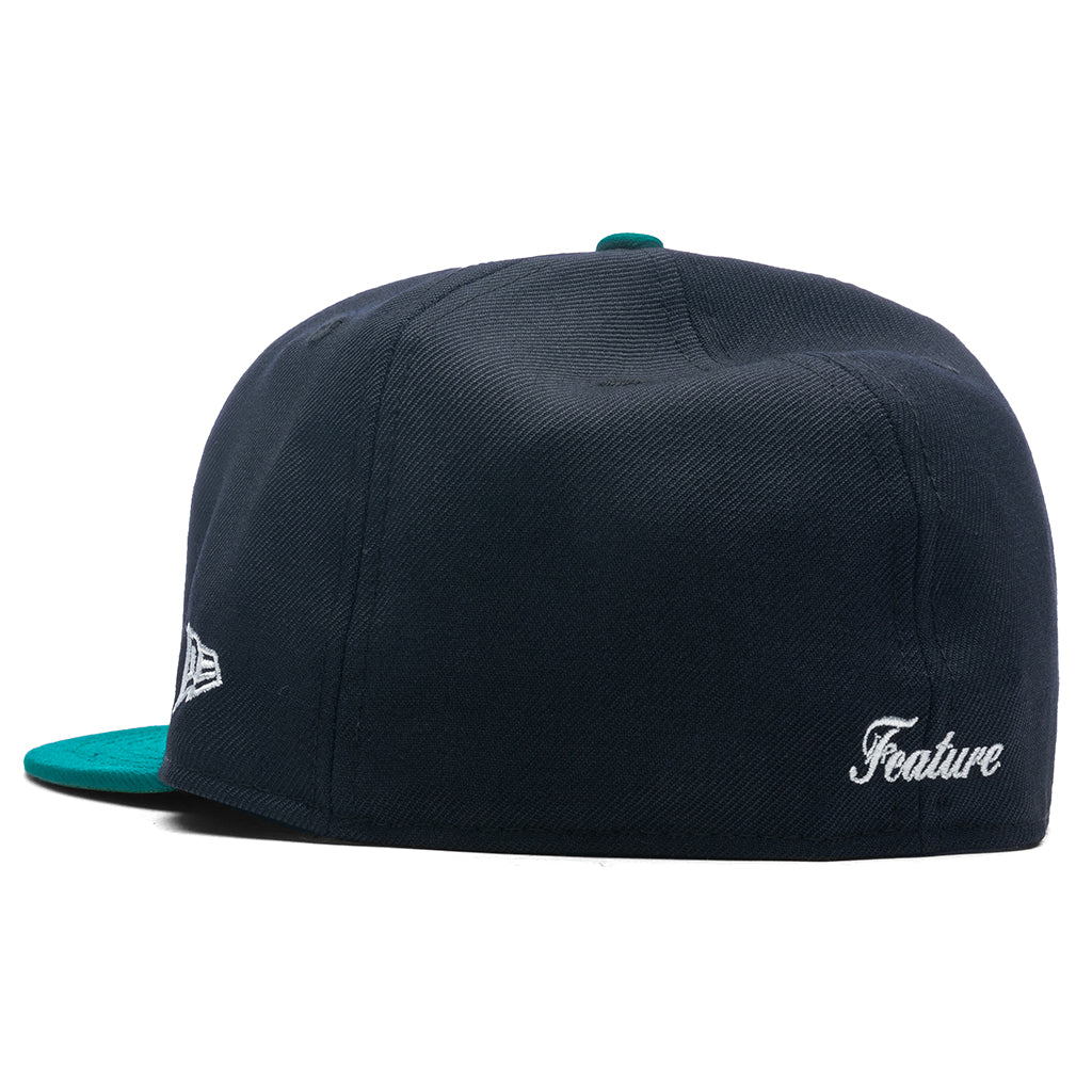 Feature x New Era 59FIFTY Fitted Wool - Navy/Teal - Image 6