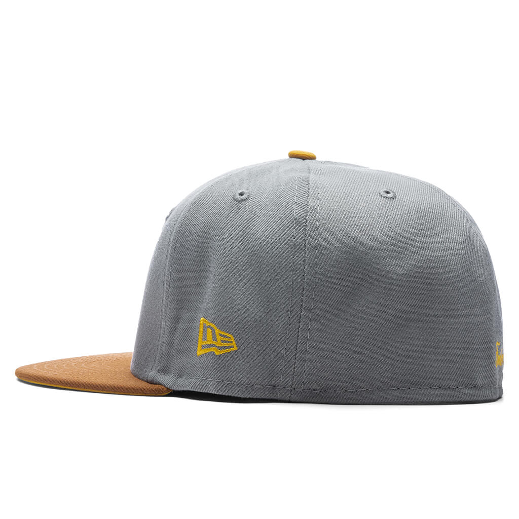 Feature x New Era F Logo Fossils Everywhere 59FIFTY Fitted - Gray/Brown - Image 5
