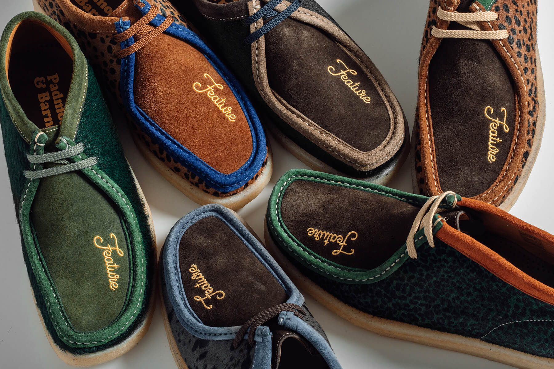 Feature x Padmore & Barnes P404 Original Boot - Green/Brown - Image 9