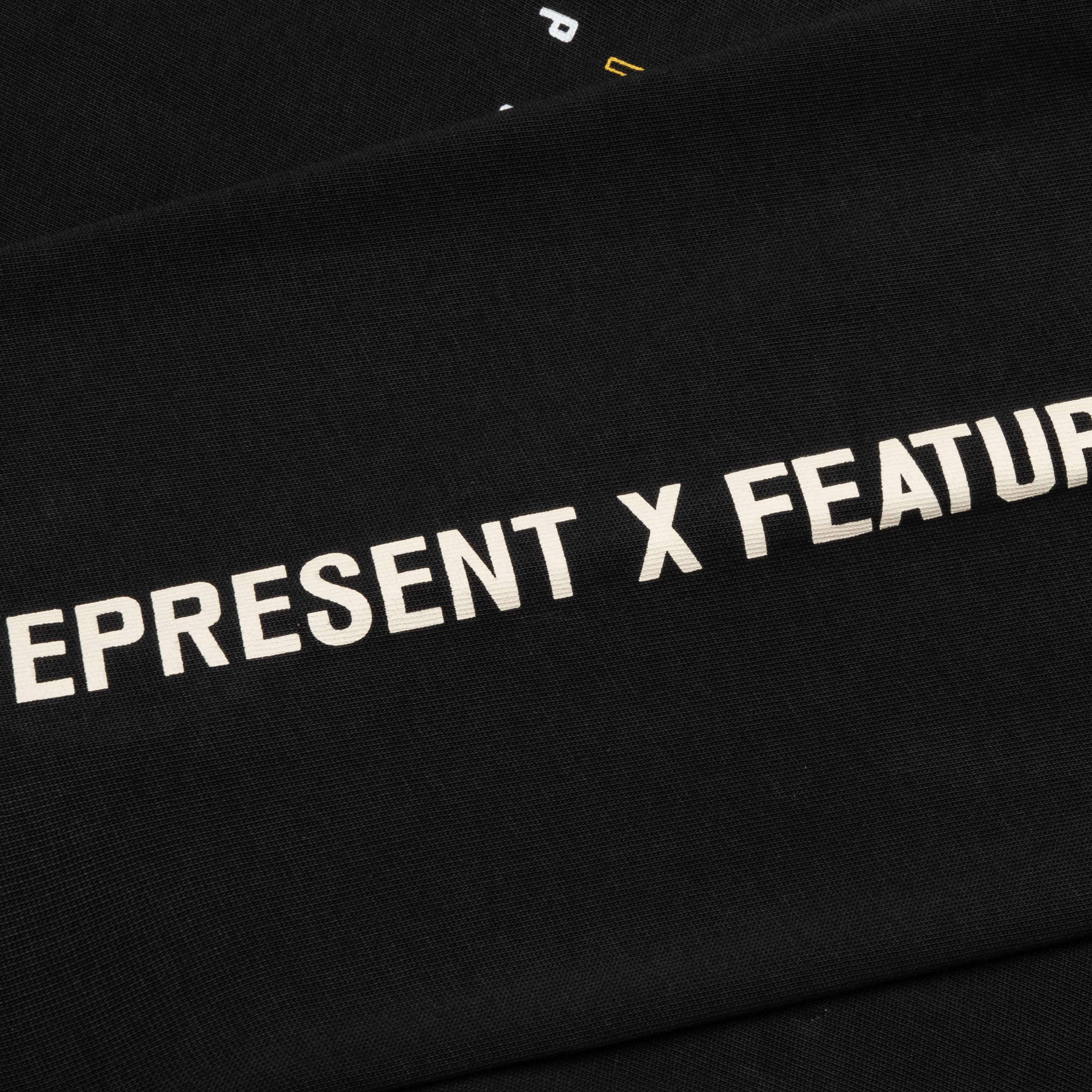 Feature x Represent Head 2 Head L/S T-Shirt - Stained Black - Image 6