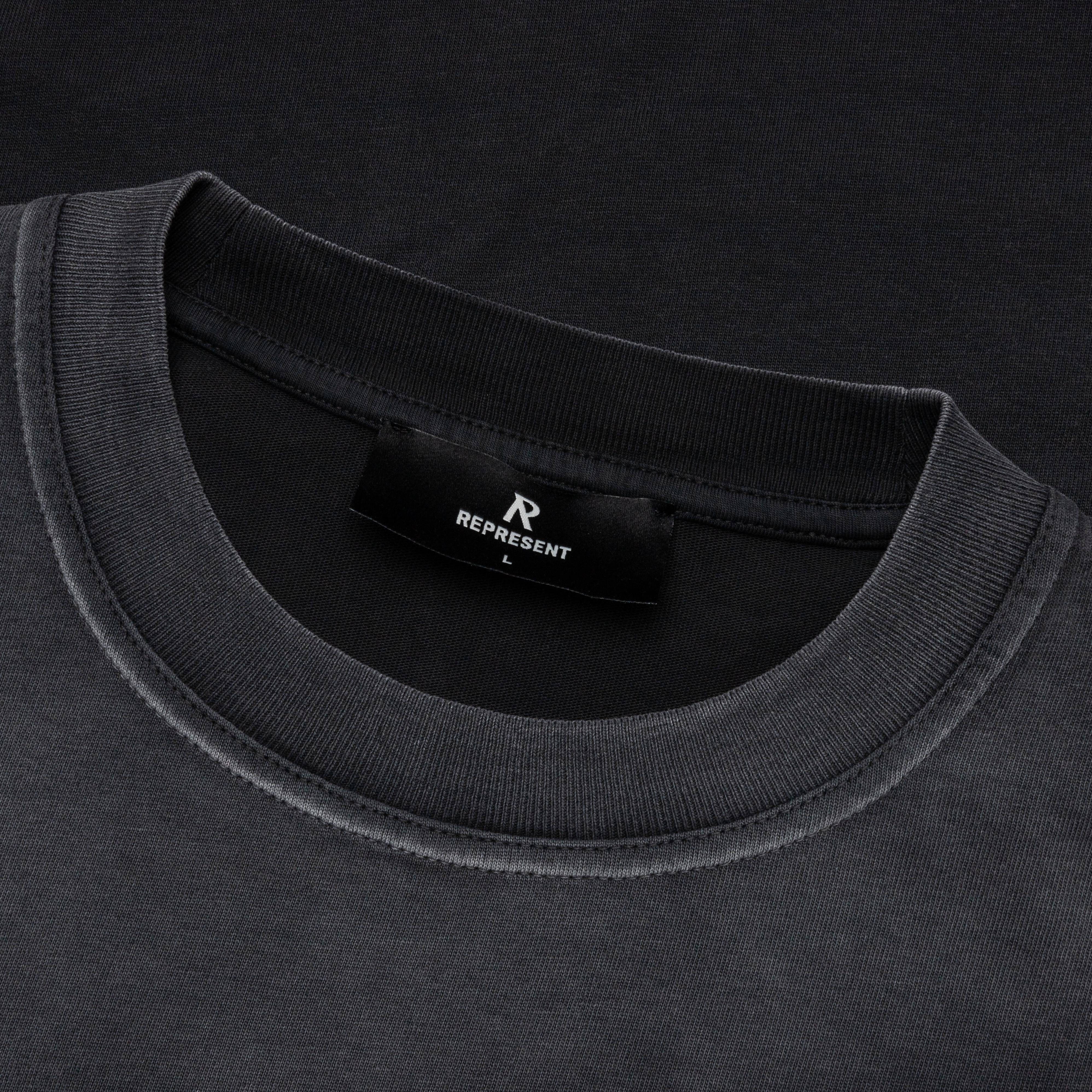 Feature x Represent Multi Logo T-Shirt - Stained Black - Image 3