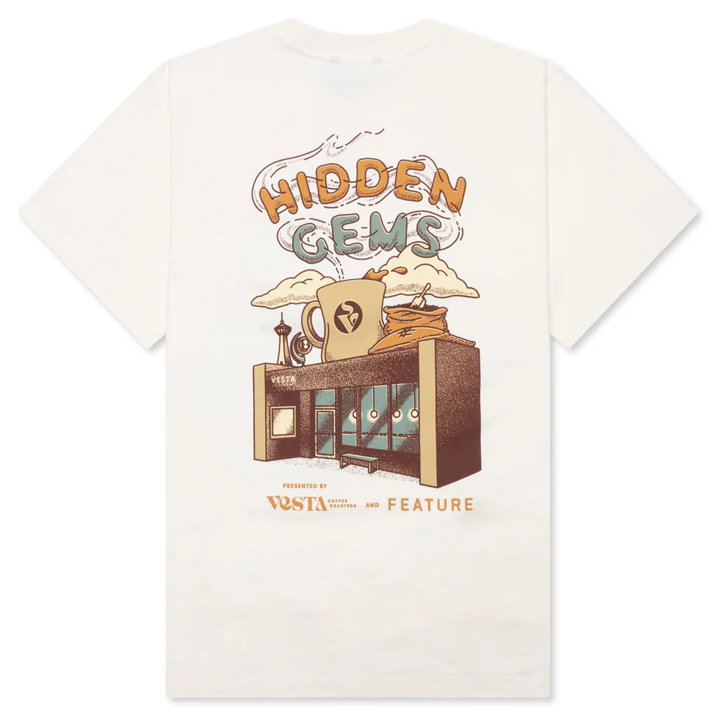 Feature x Vesta Coffee House Tee - Cannoli Cream - Image 2