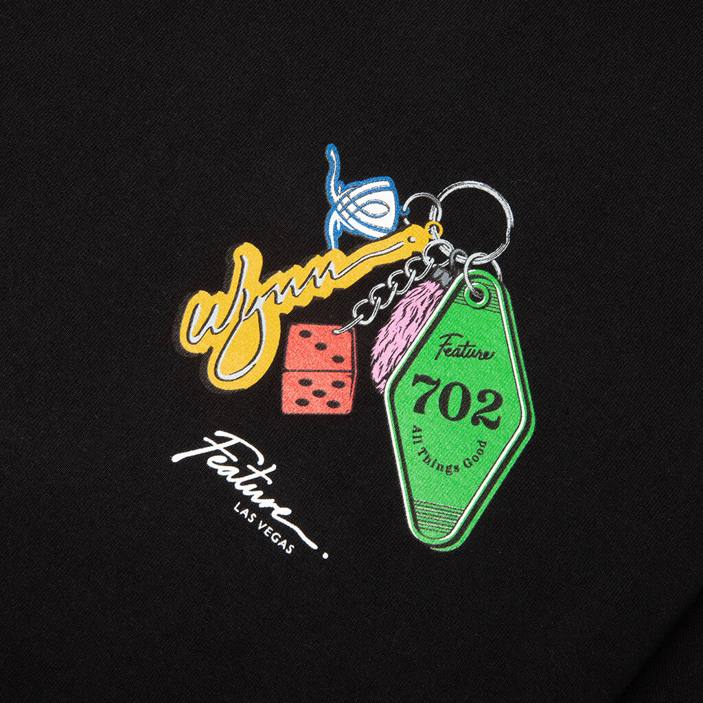 FEATURE x Wynn Keys to the Strip Tee - Black - Image 3